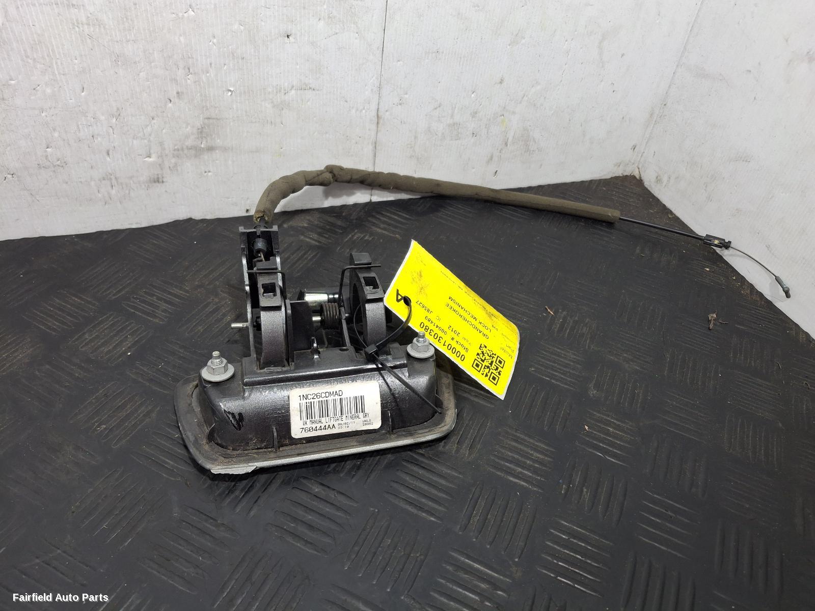 2010-2014 Jeep Grandcherokee Door Boot Gate Lock