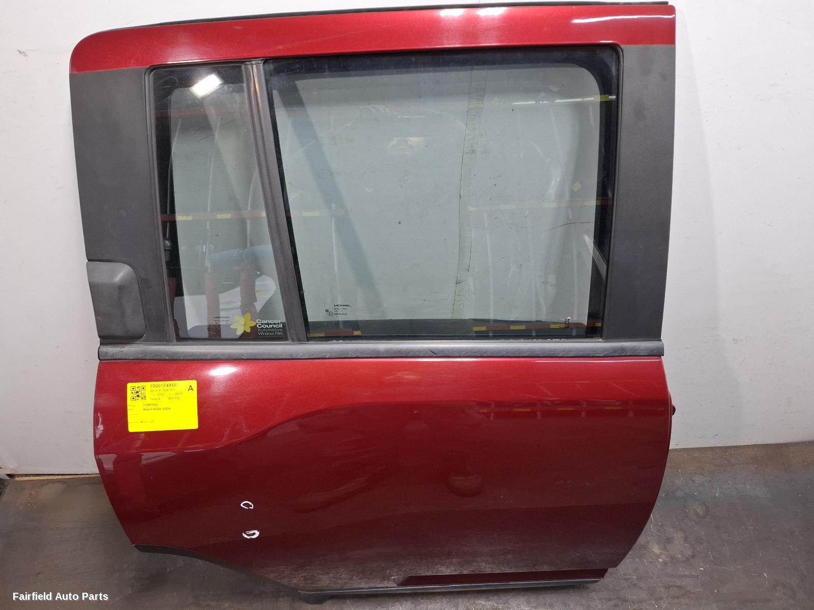 2011-2016 Jeep Compass Right Rear Door Sliding