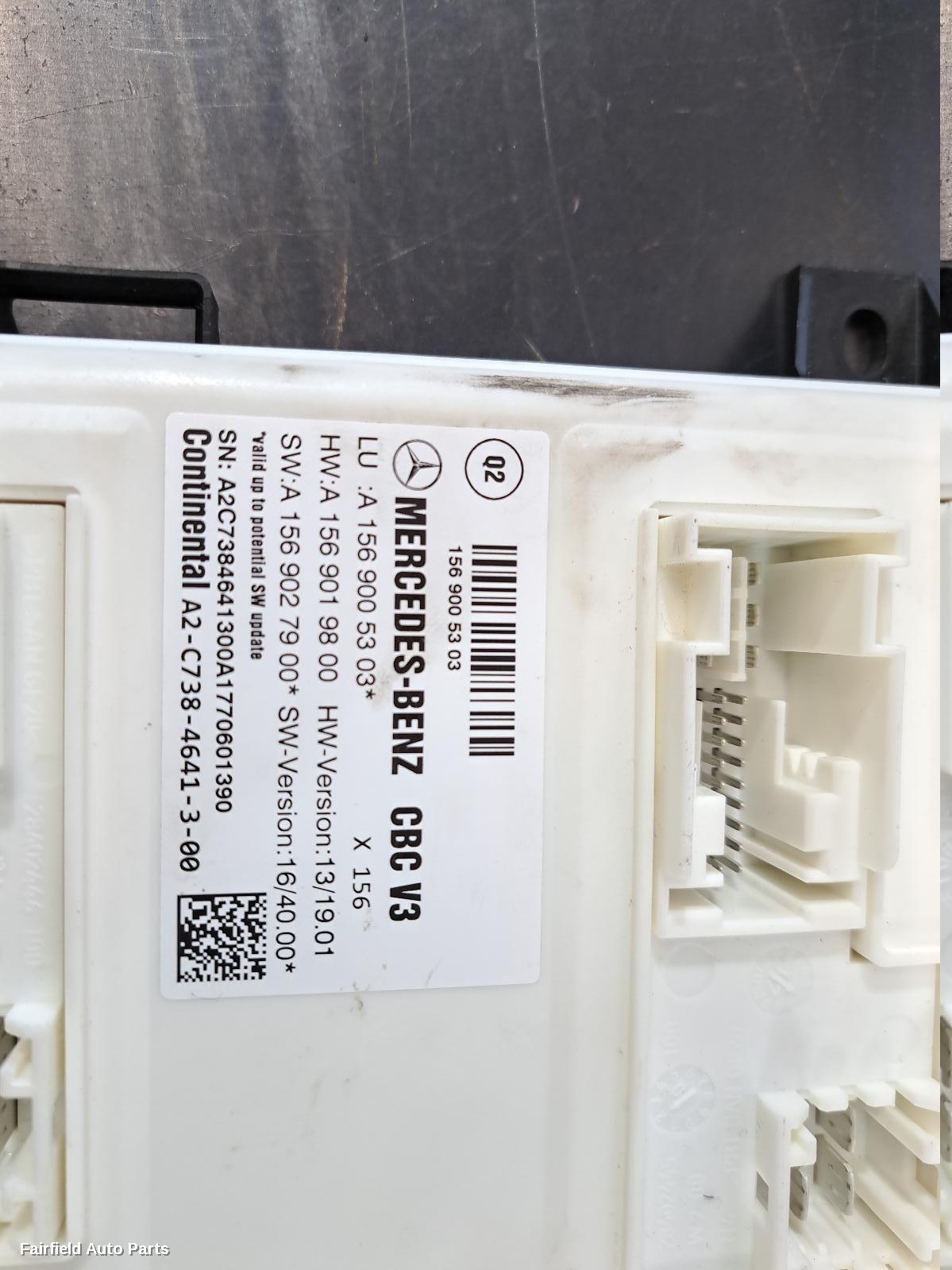 2012-2018 Mercedes A Class Fuse Box