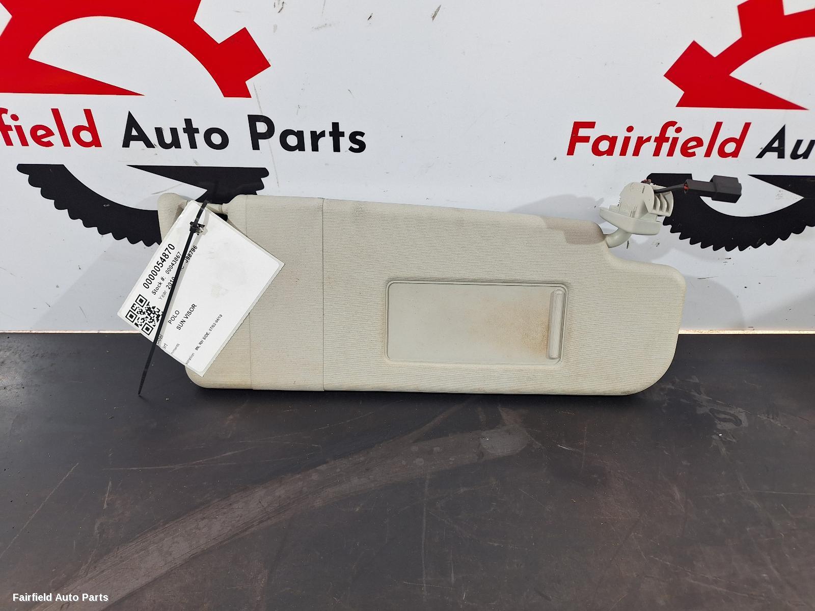 2002-2010 Volkswagen Polo Sunvisor