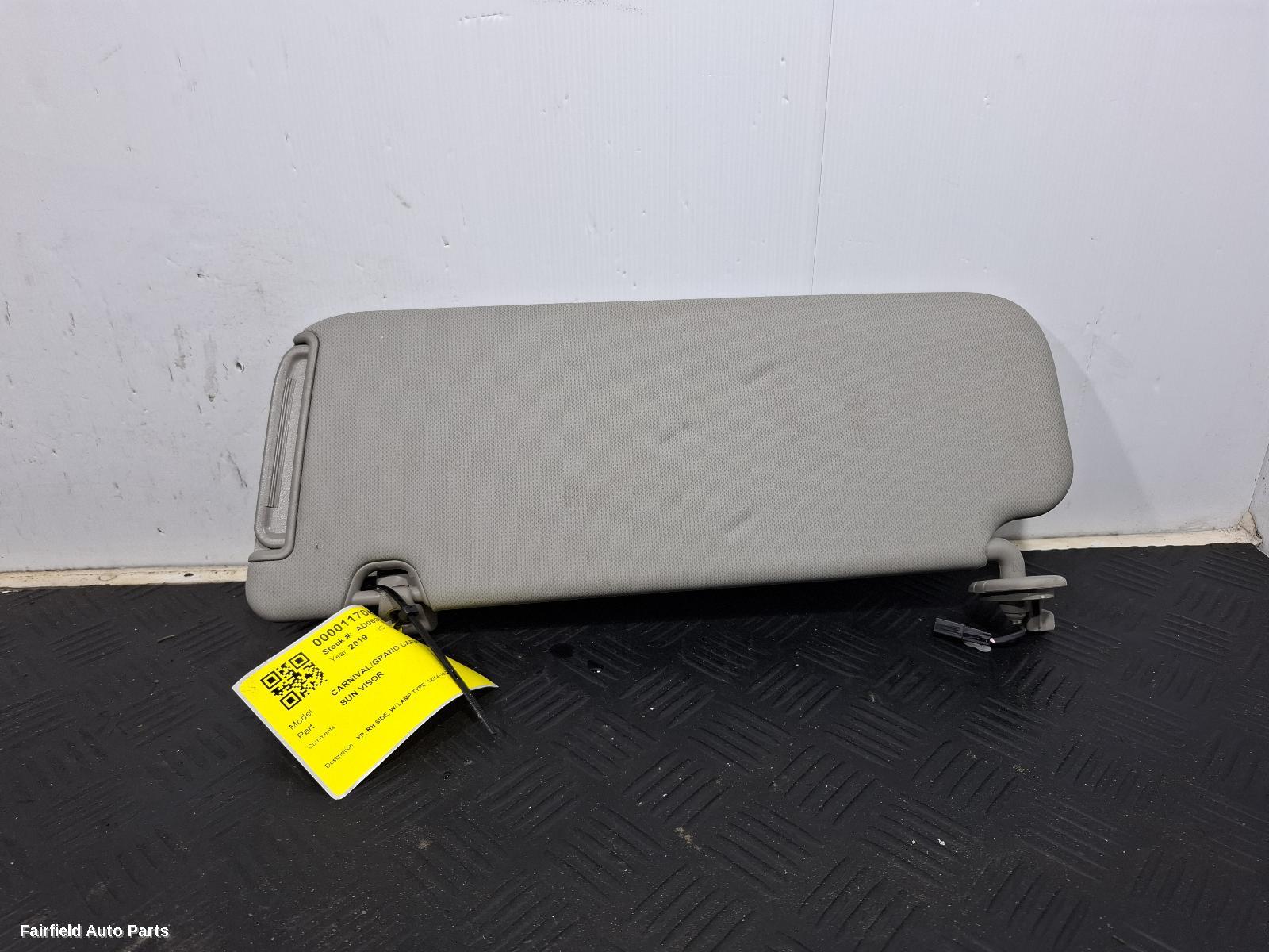 2014-2020 Kia Carnival/grand Carnival Sunvisor