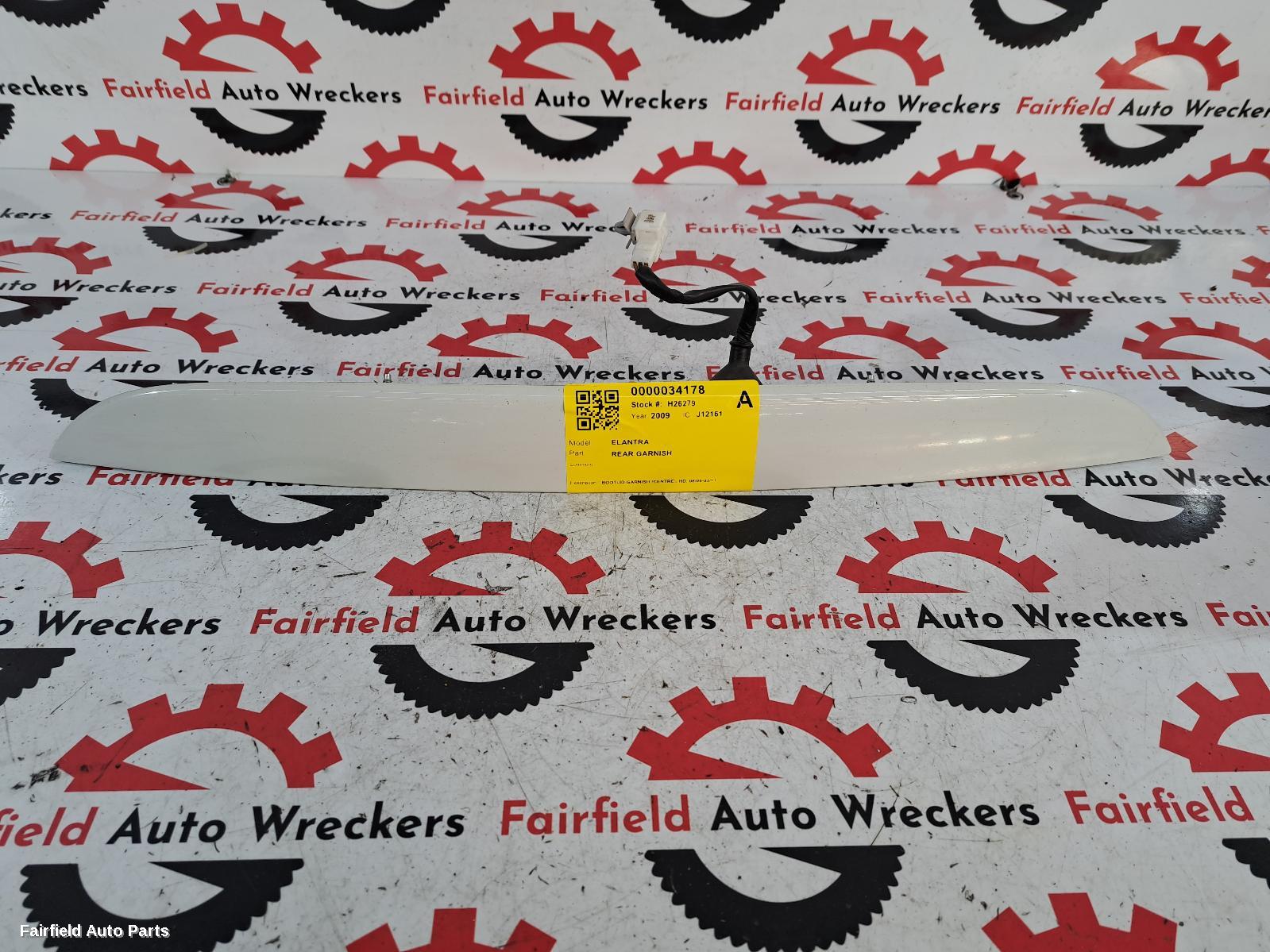 2006-2011 Hyundai Elantra Rear Garnish