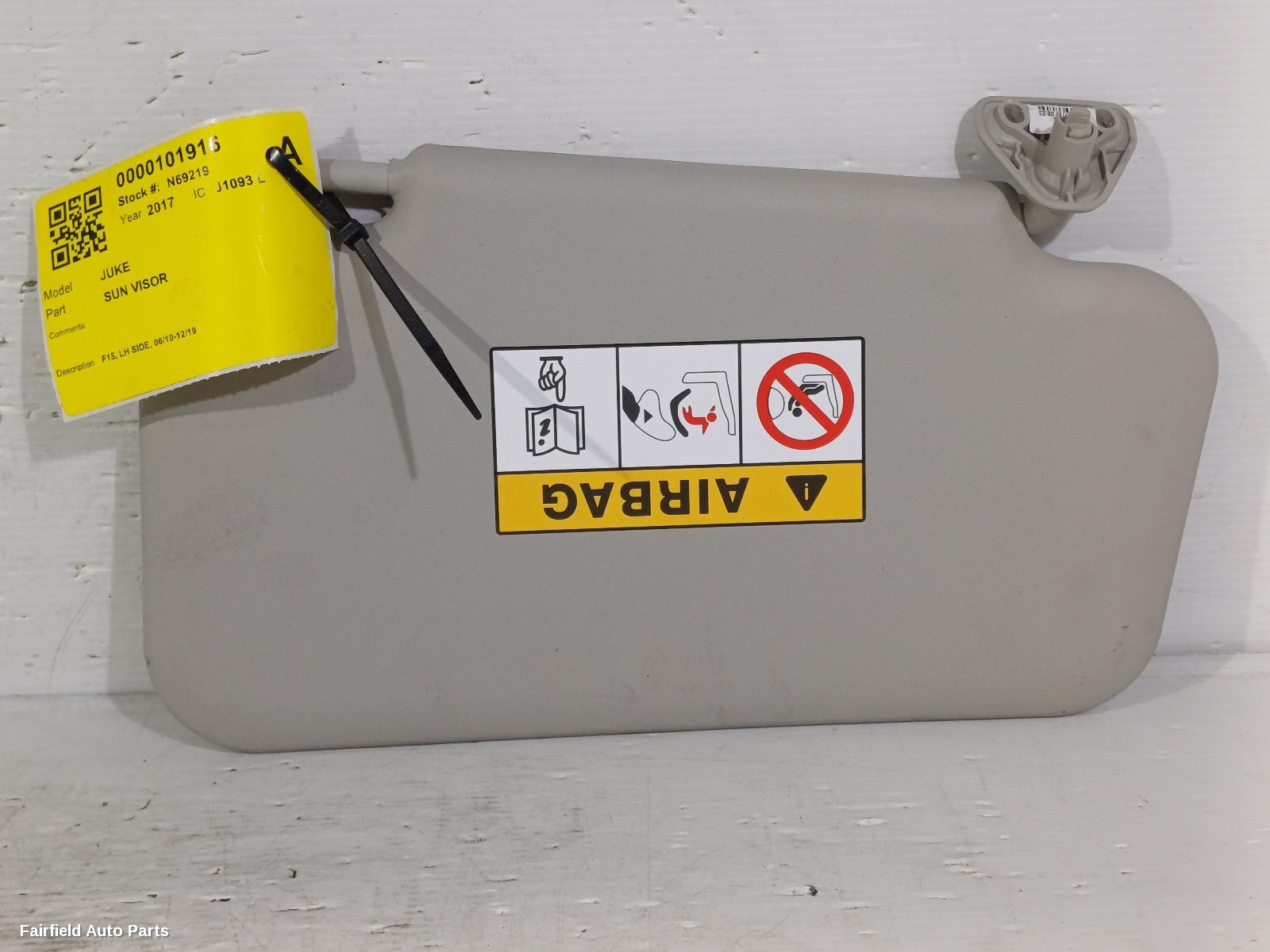2010-2019 Nissan Juke Sunvisor
