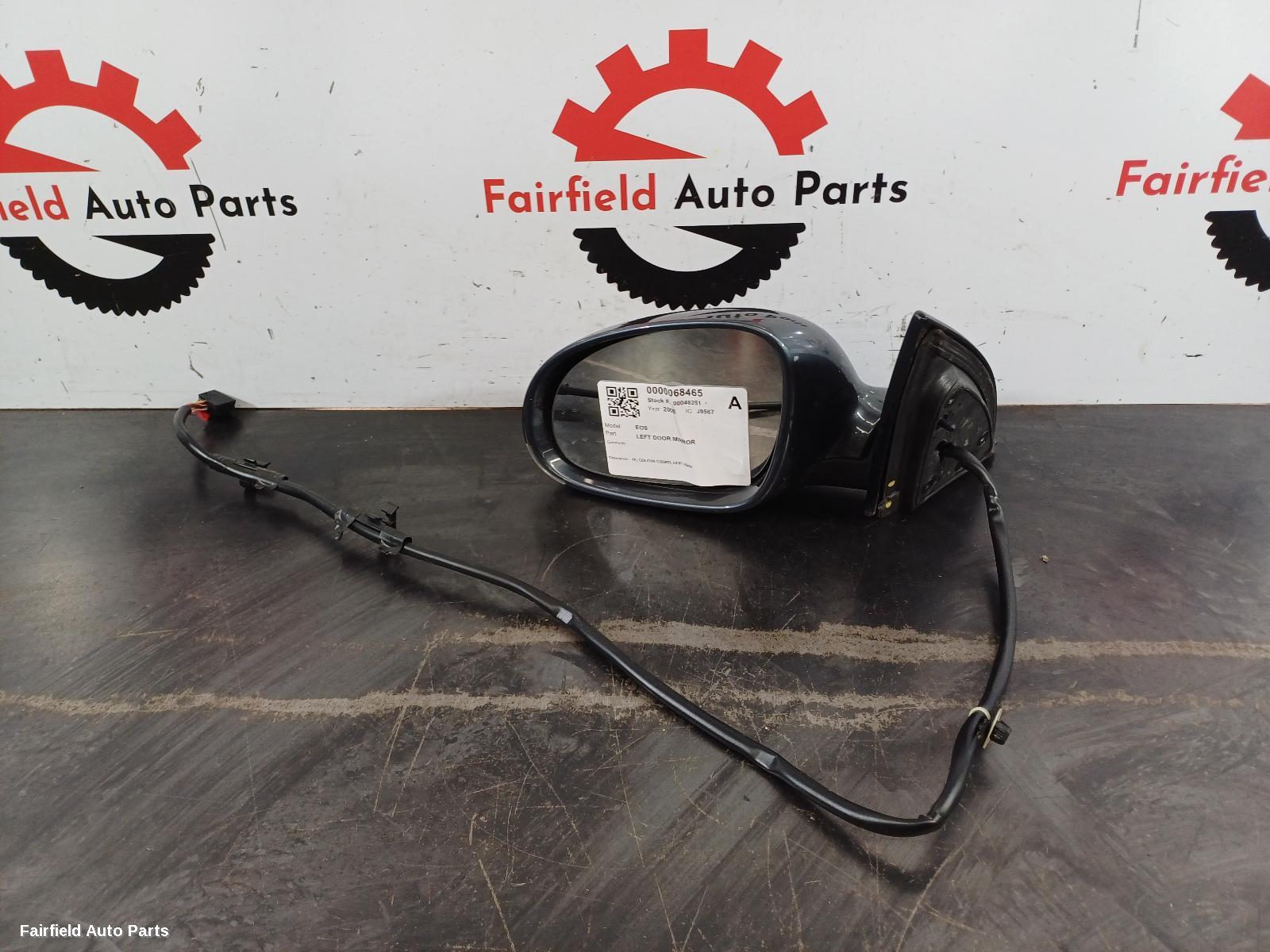 2007-2008 Volkswagen Eos Left Door Mirror