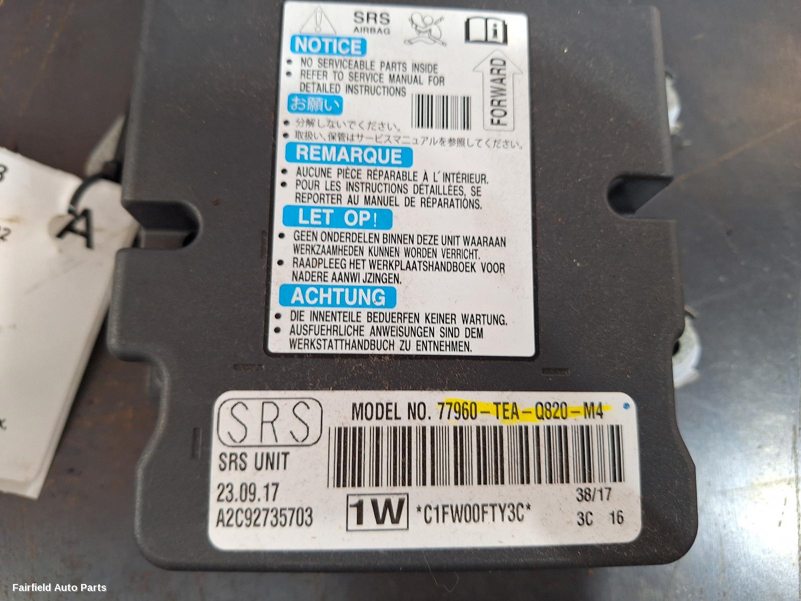 2016-2021 Honda Civic Airbag Module Sensor