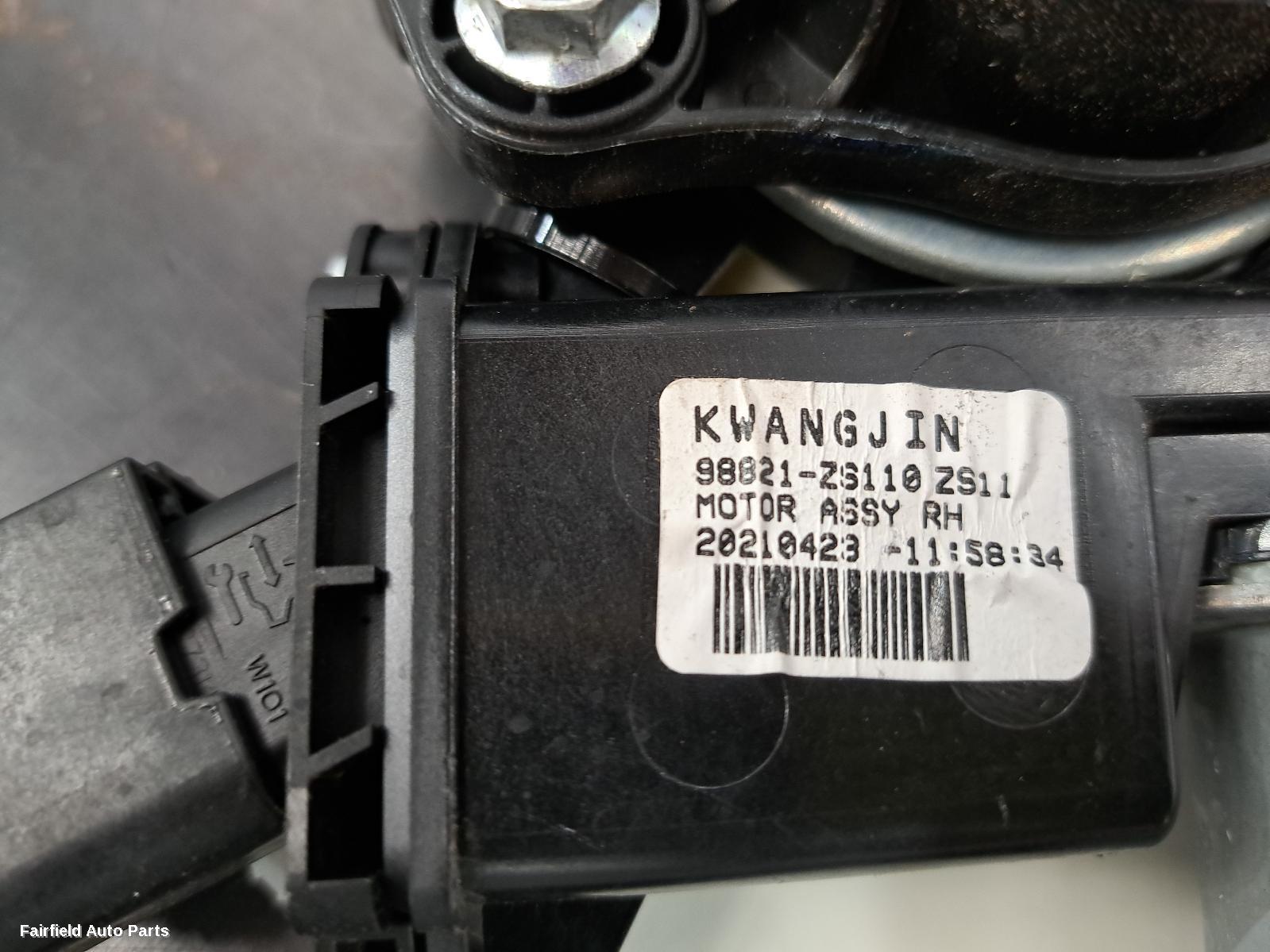 2017-2024 Mg Zs Right Front Window Reg Motor