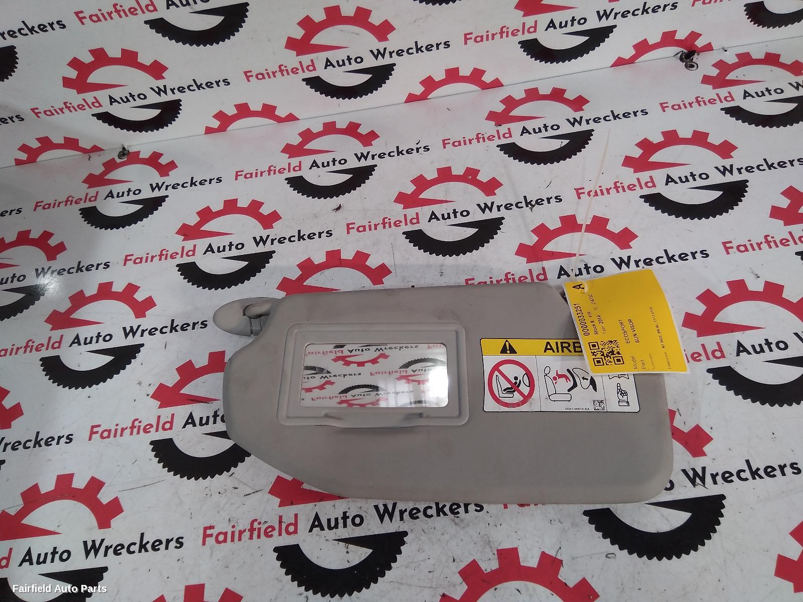 2013-2020 Ford Ecosport Sunvisor