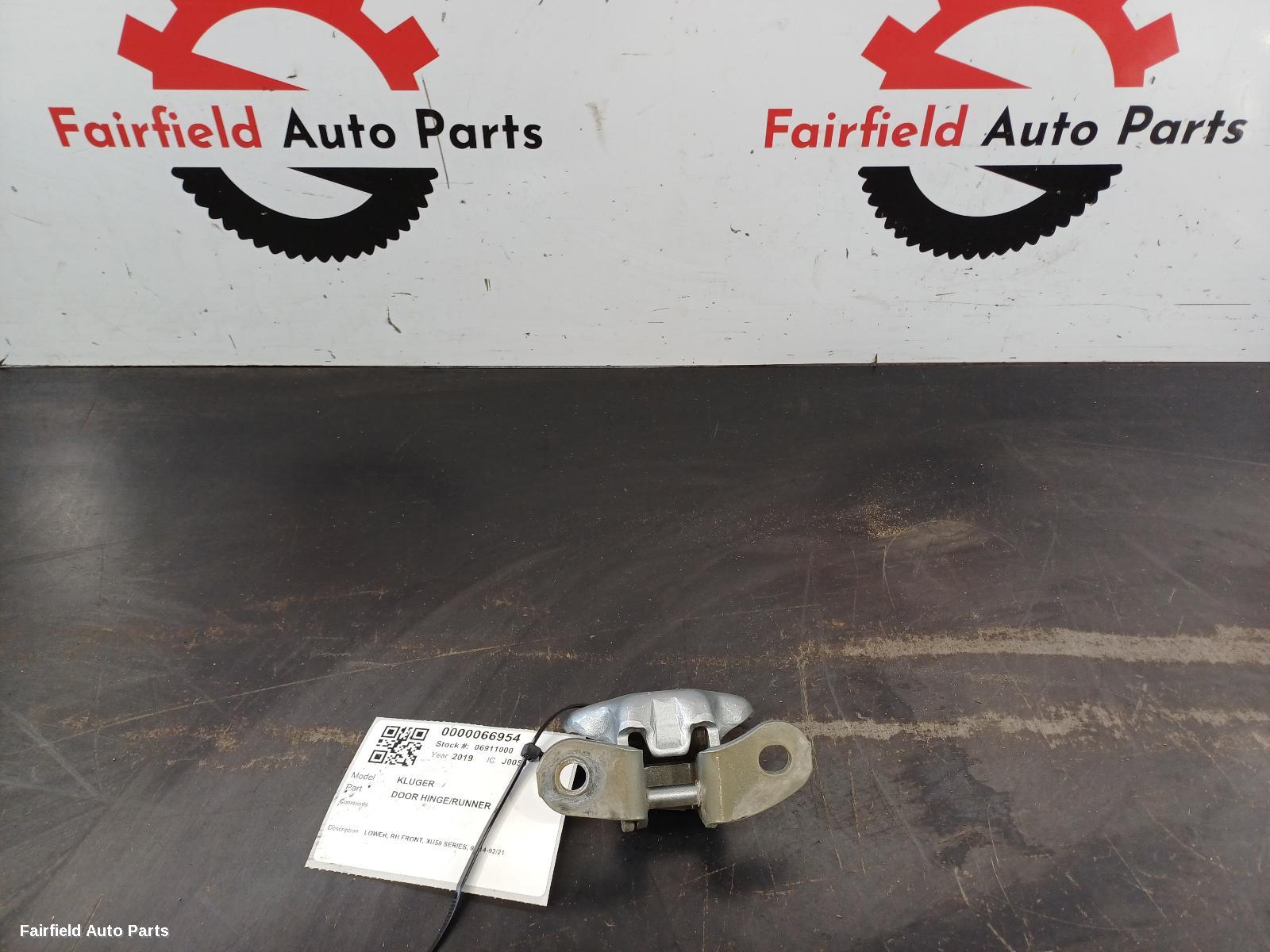 2014-2021 Toyota Kluger Door Hinge Runner