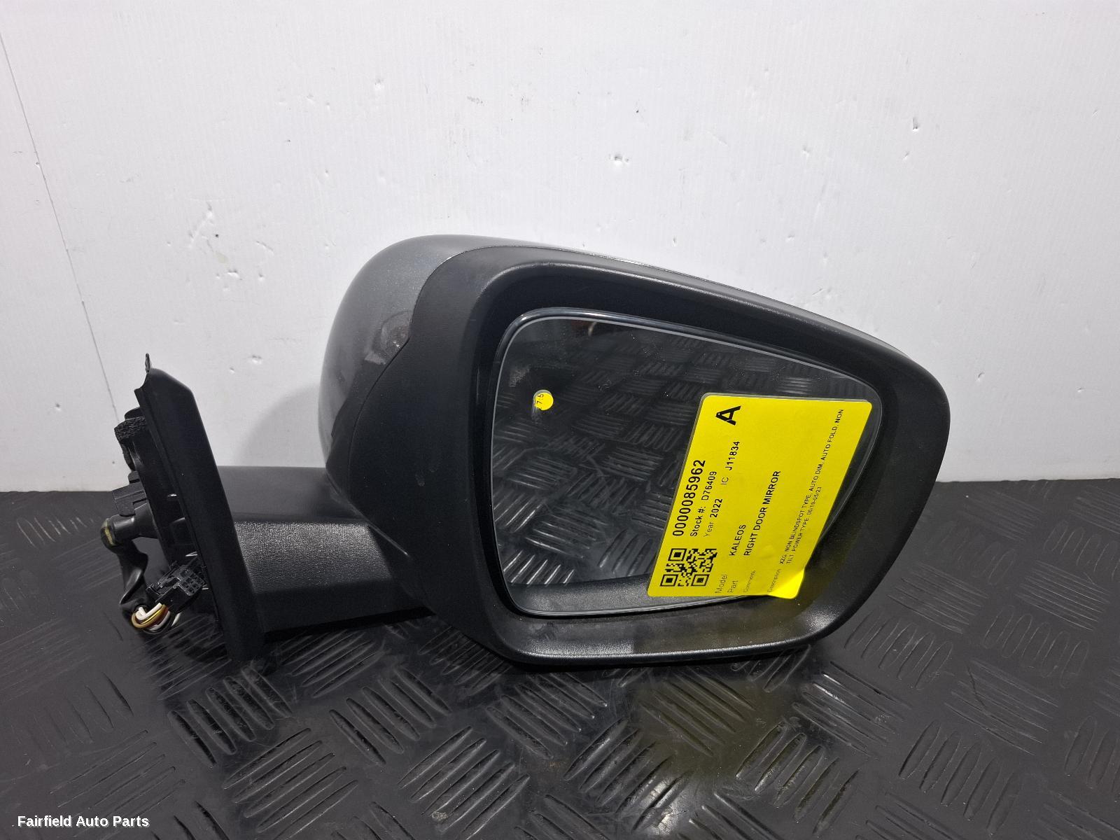2021-2025 Renault Kaleos Right Door Mirror
