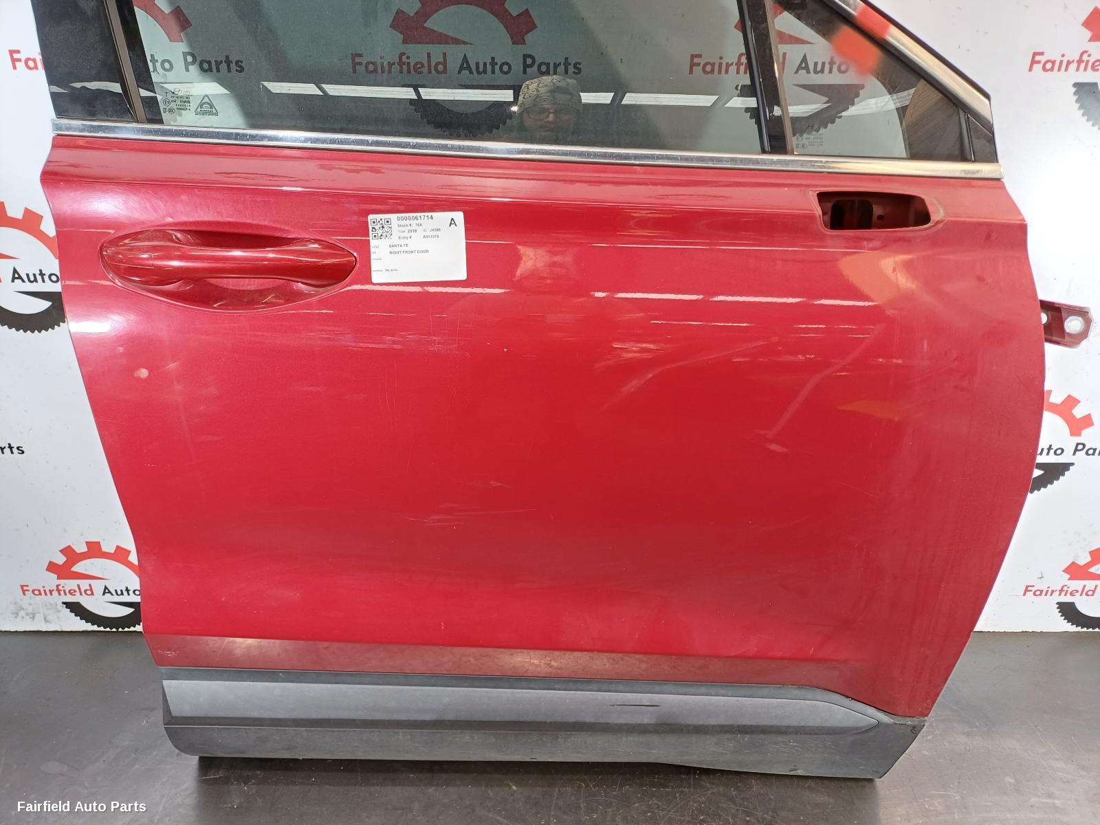 2018-2023 Hyundai Santa Fe Right Front Door