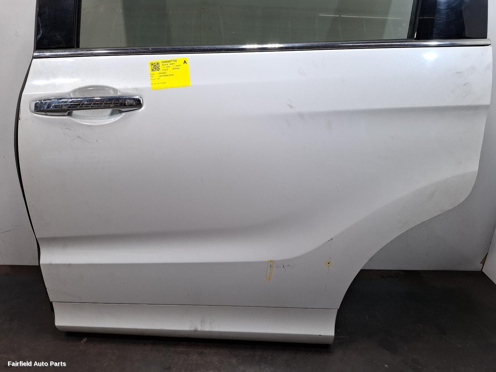2014-2022 Honda Odyssey Left Rear Door Sliding