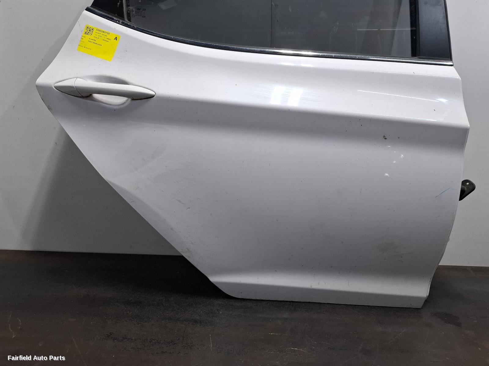 2011-2015 Hyundai Elantra Right Rear Door Sliding
