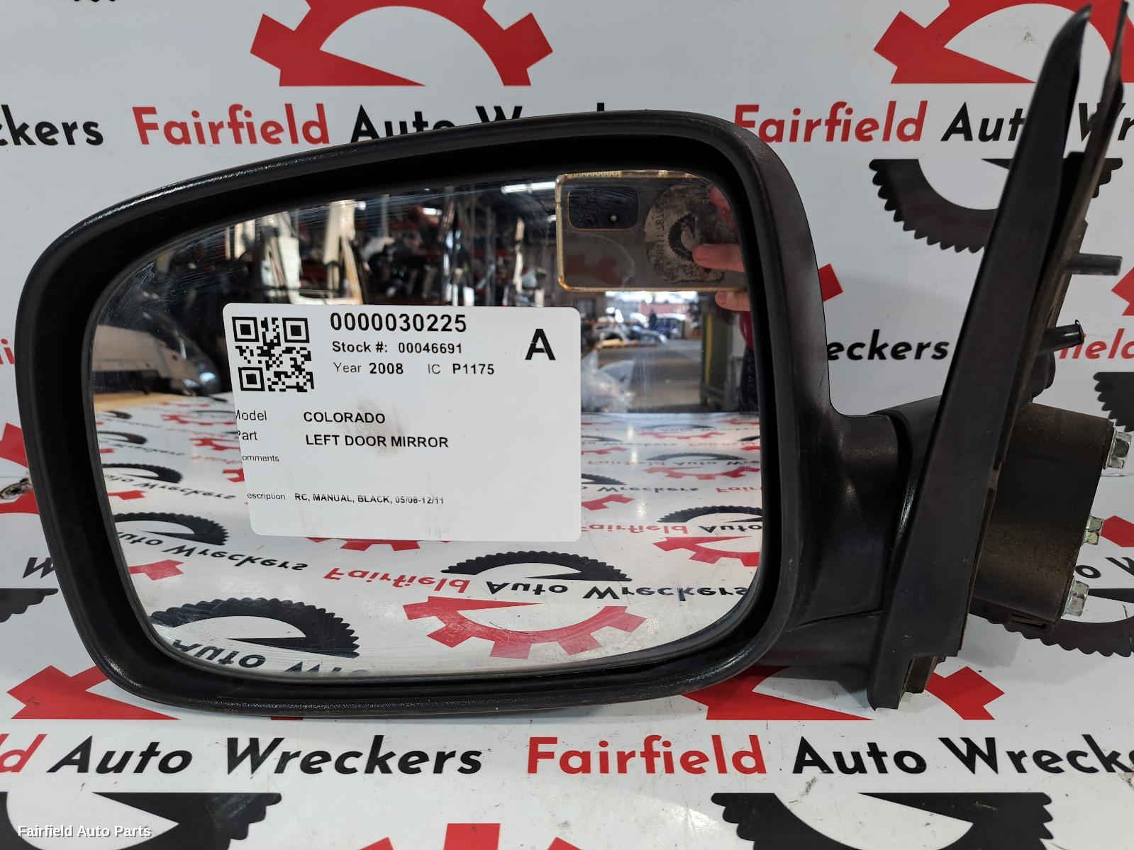 2008-2011 Holden Colorado Left Door Mirror