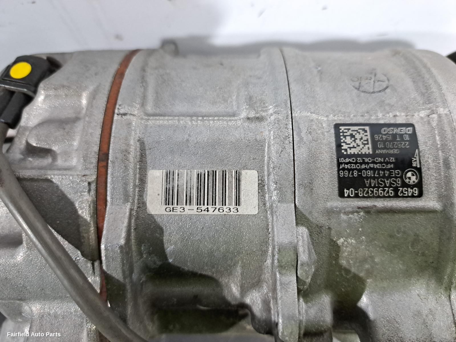 2016-2019 Bmw 1 Series A C Compressor