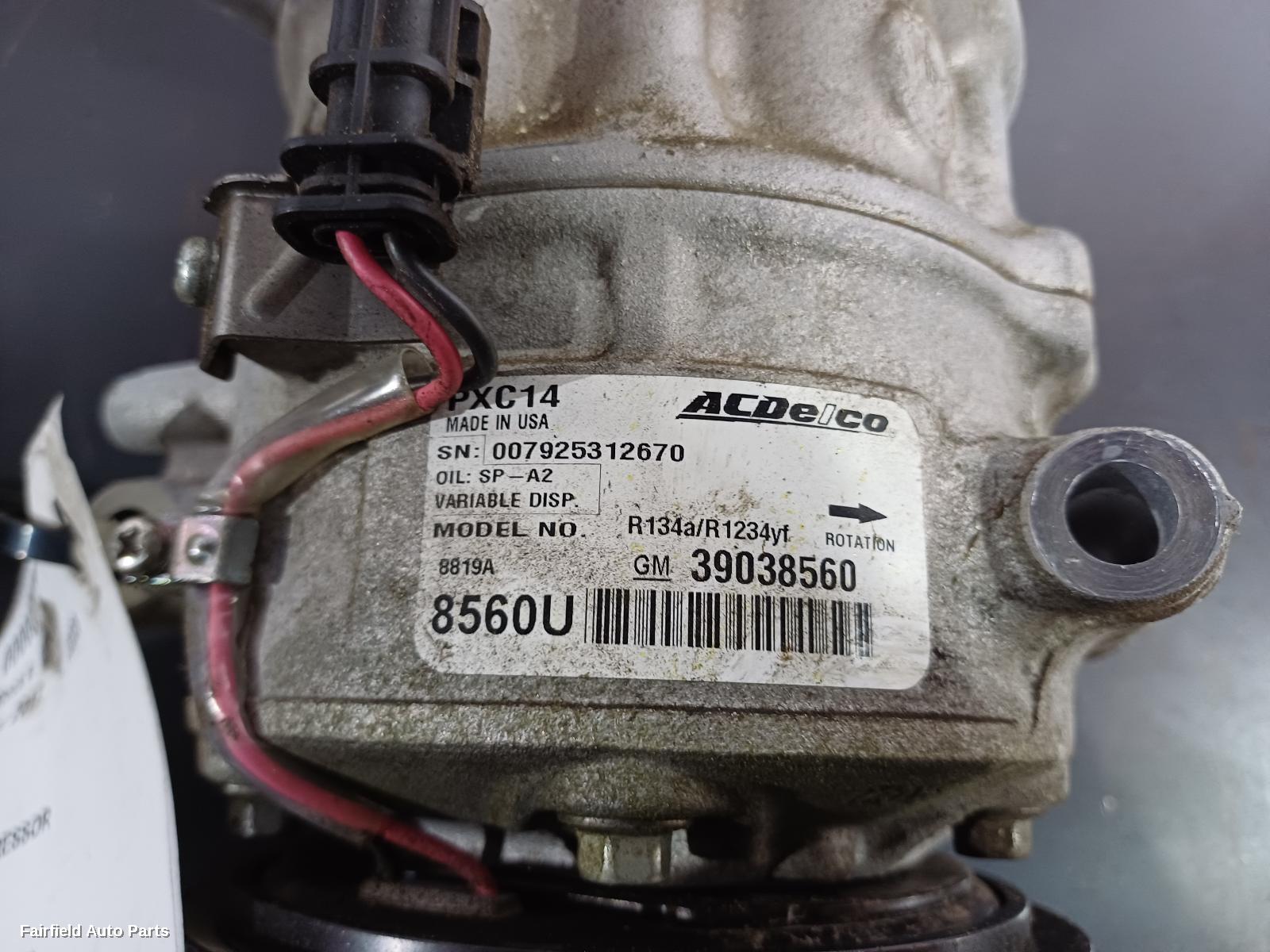 2016-2020 Holden Astra A C Compressor