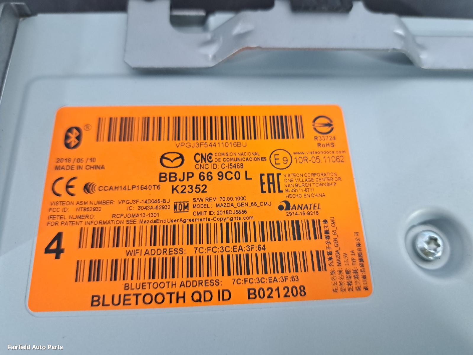 2014-2025 Mazda 2 Radio Cd Dvd Sat Tv