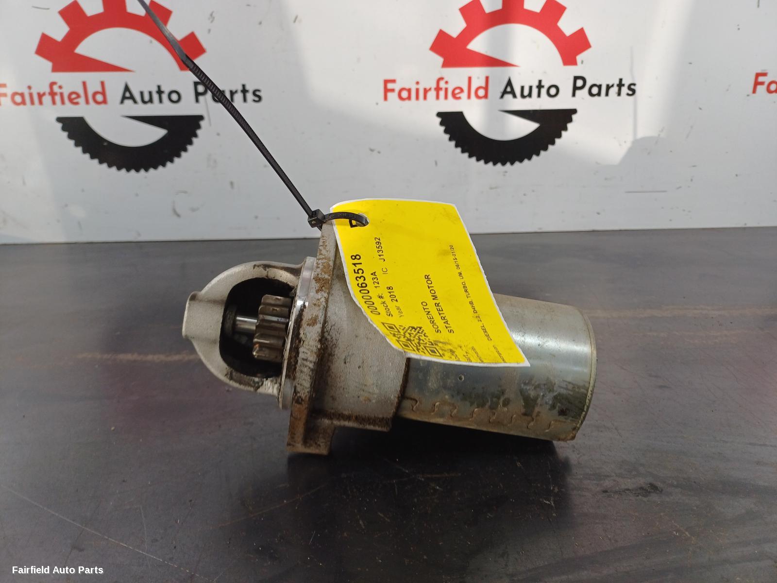 2015-2020 Kia Sorento Starter