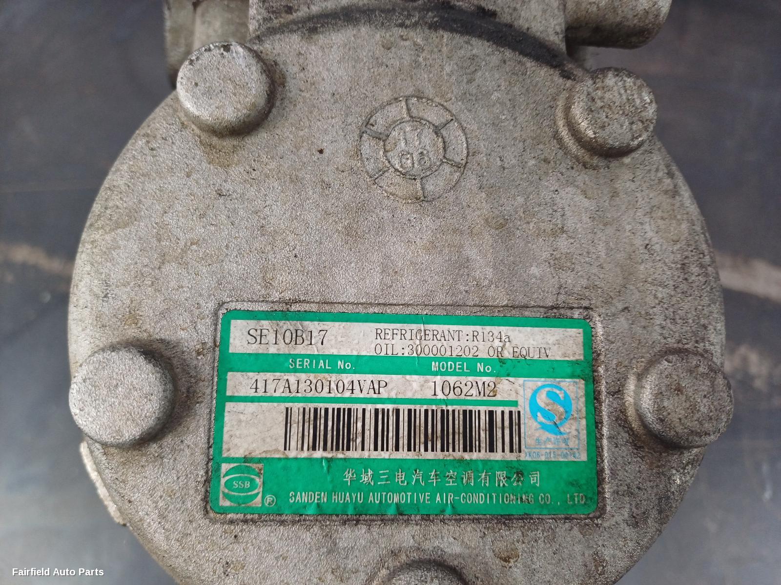2015-2021 Ldv G10 A C Compressor