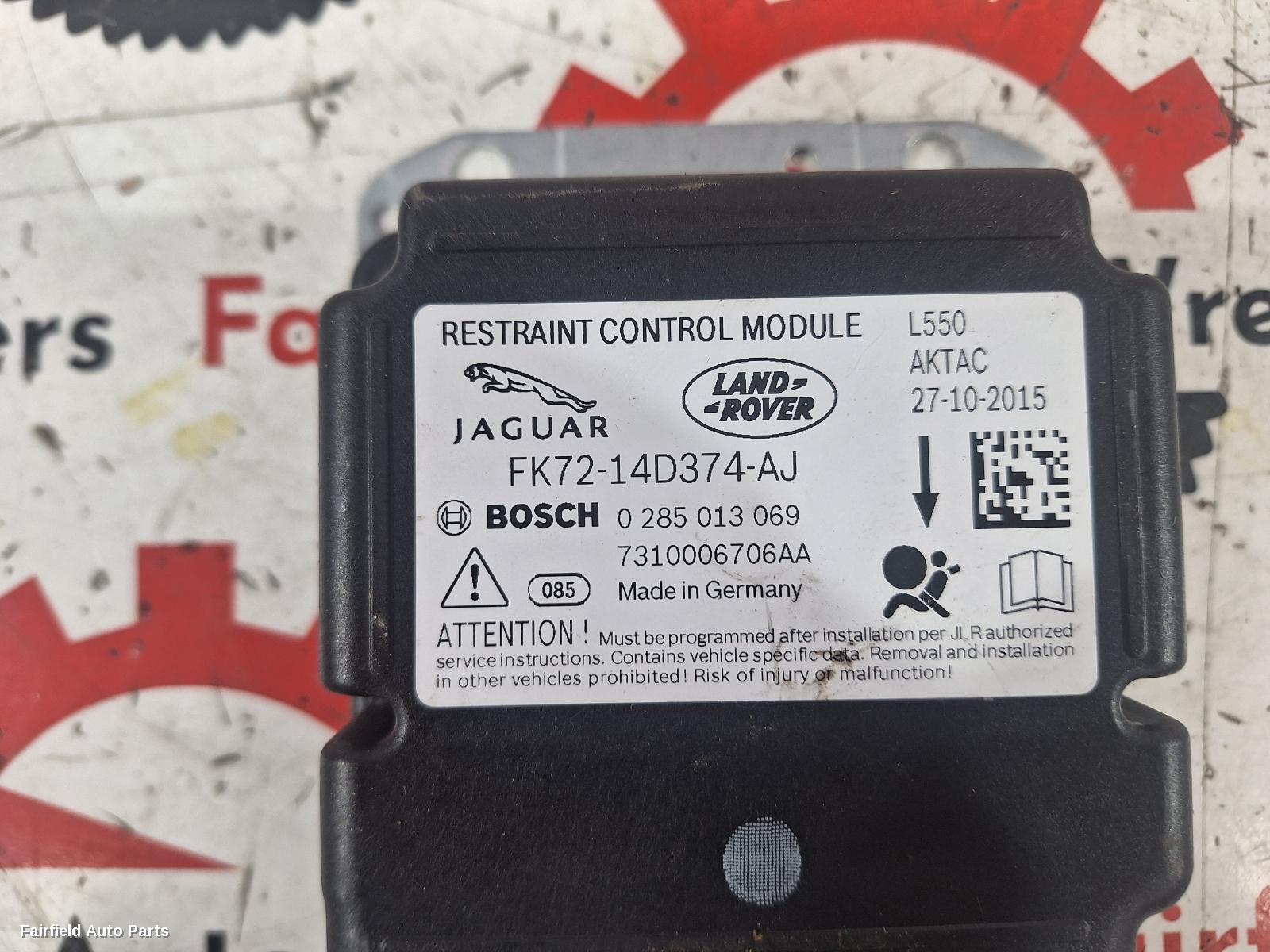 2015-2019 Land Rover Discovery Sport Airbag Module Sensor