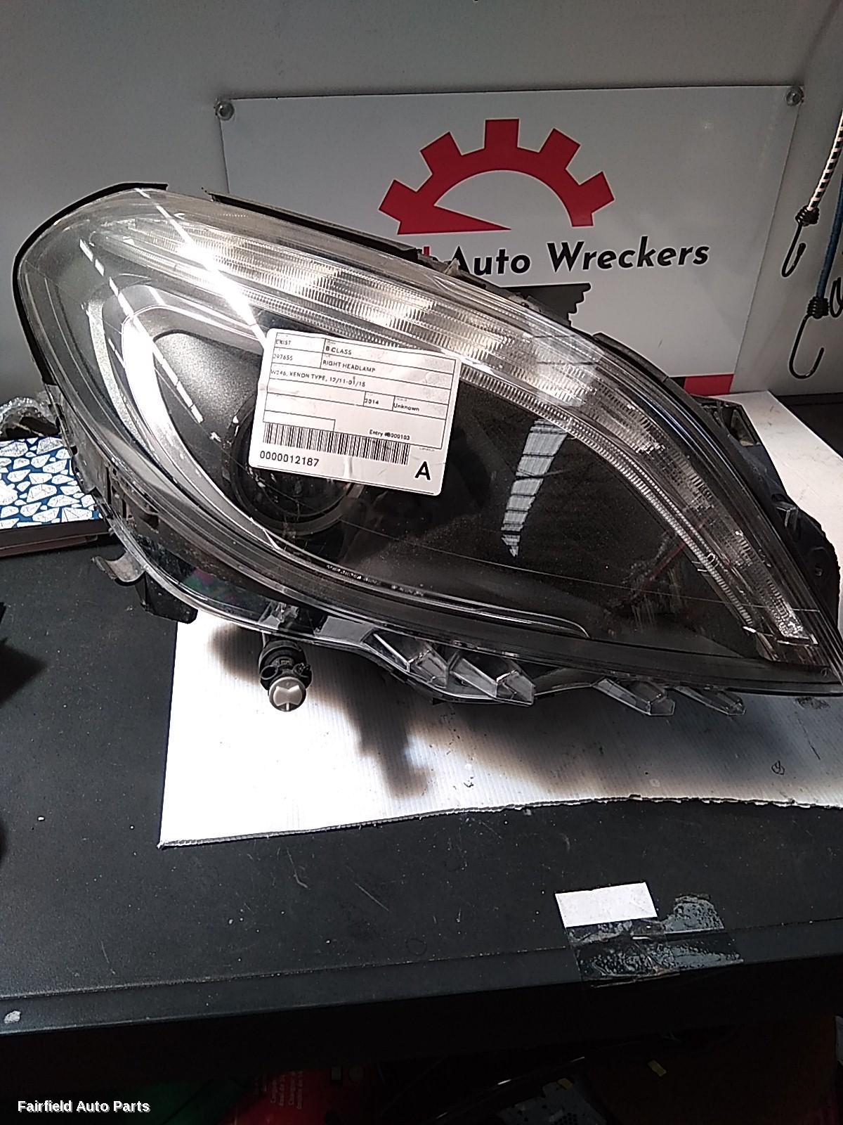 2011-2015 Mercedes B Class Right Headlamp