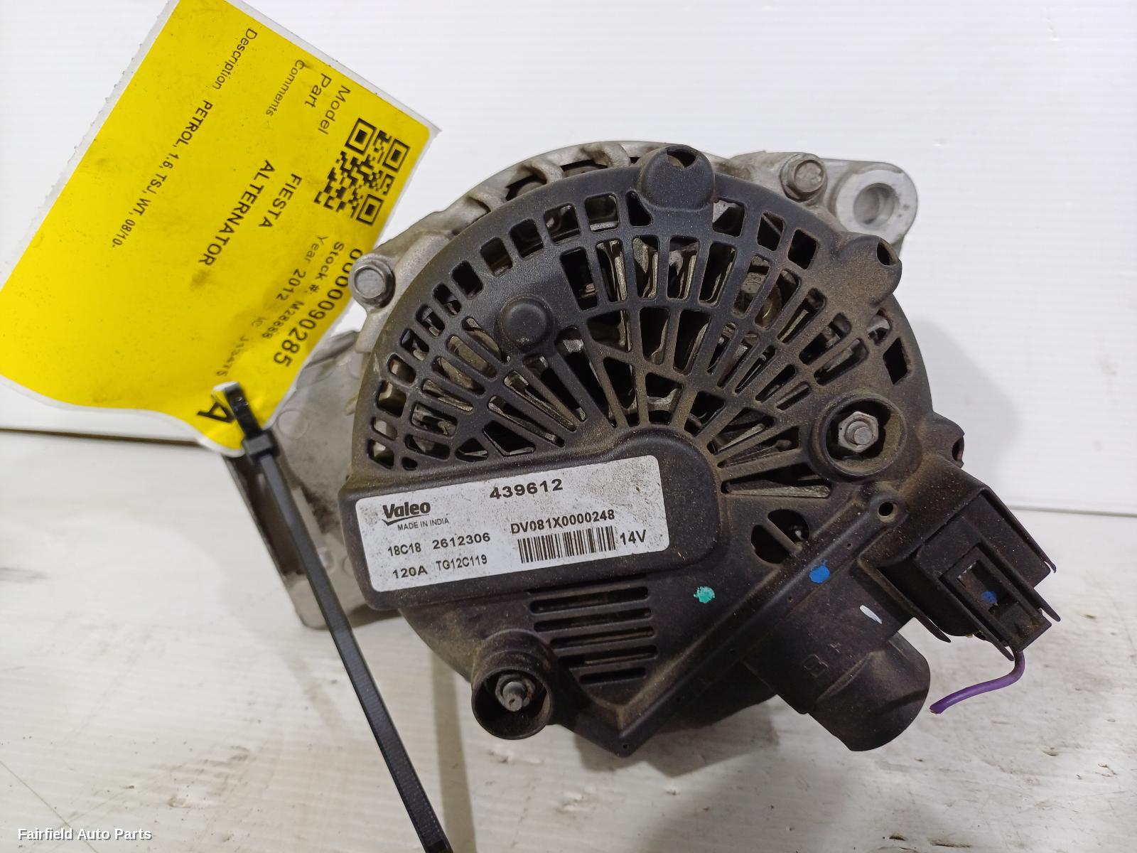 2010-2014 Ford Fiesta Alternator