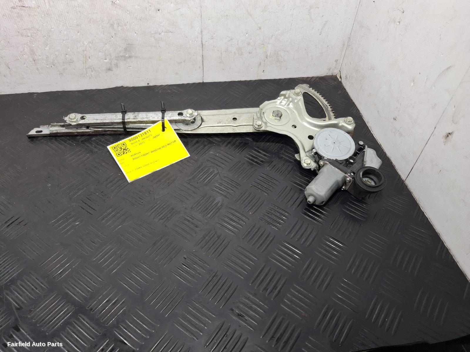 2012-2017 Toyota Aurion Right Front Window Reg Motor