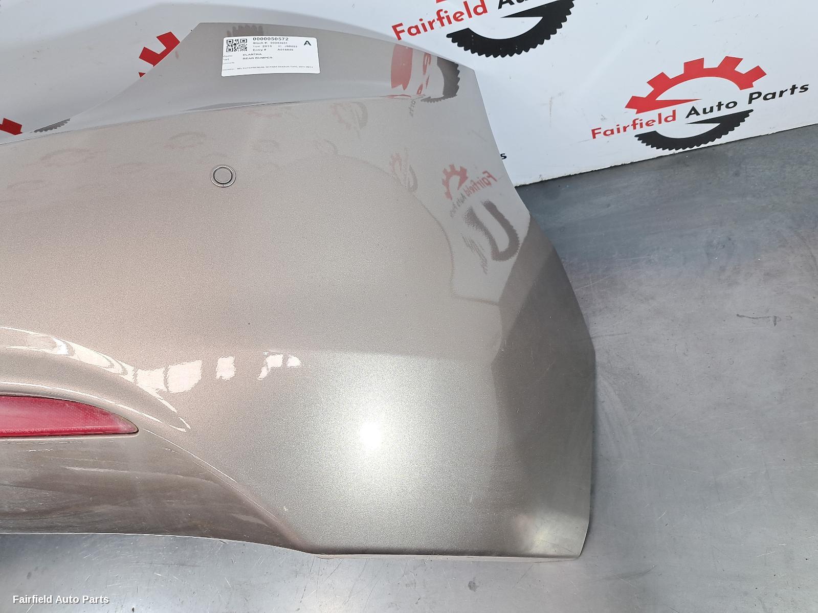 2011-2013 Hyundai Elantra Rear Bumper