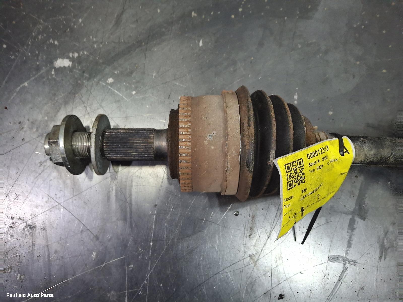 2017-2021 Ldv T60 Left Driveshaft