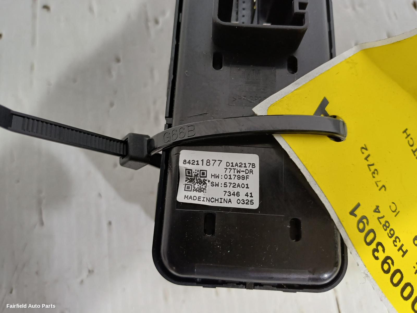 2017-2020 Holden Commodore Pwr Dr Wind Switch