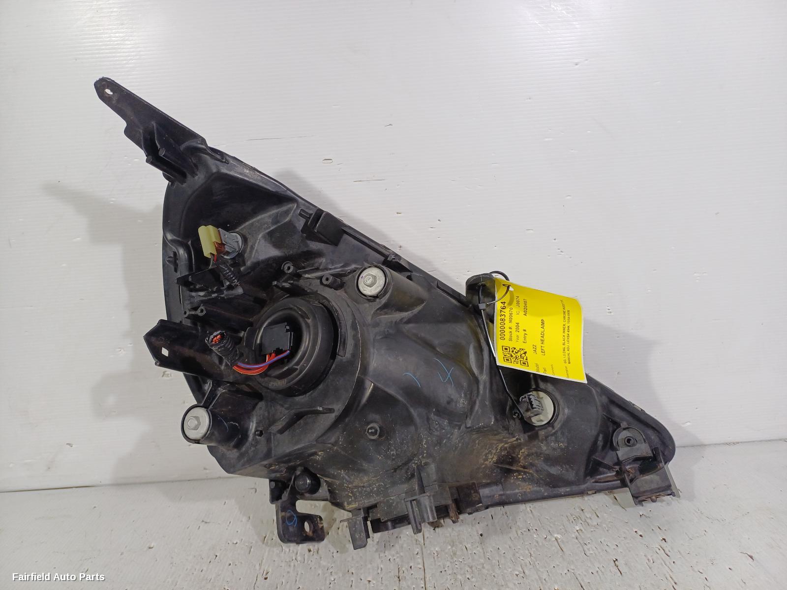 2004-2008 Honda Jazz Left Headlamp