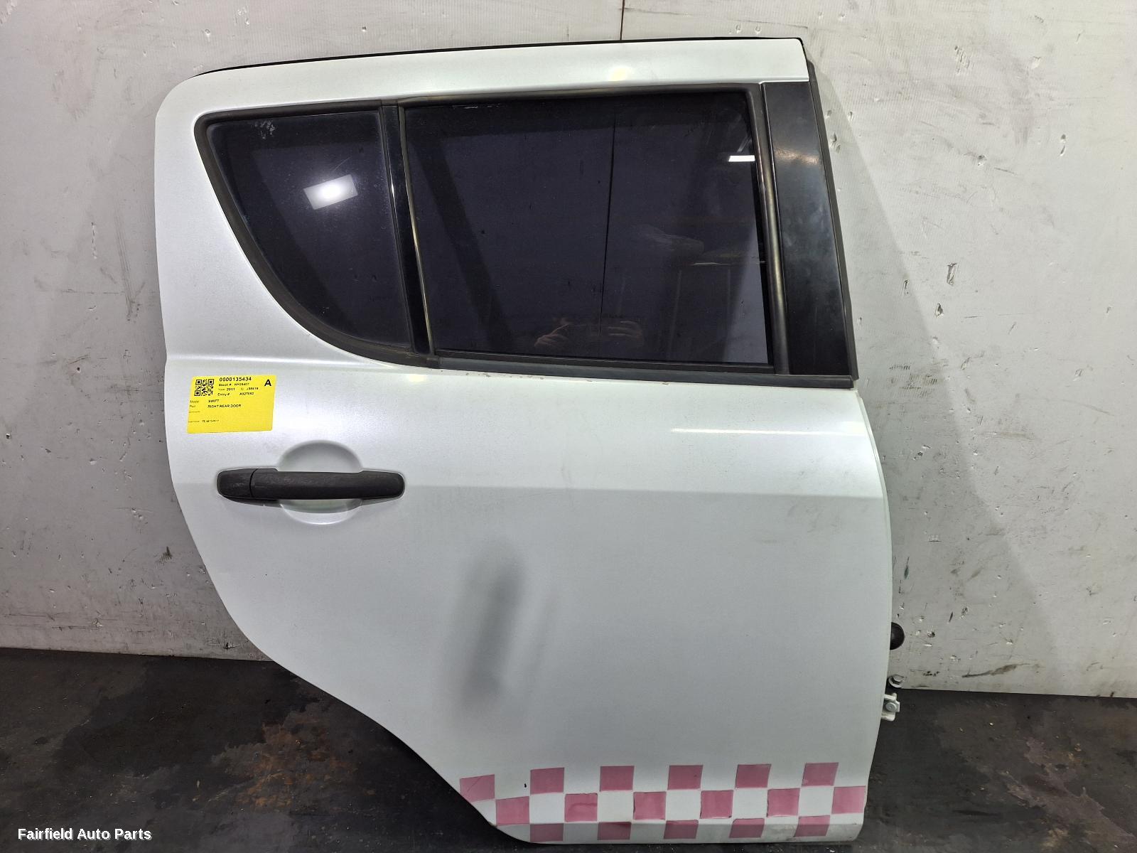 2010-2017 Suzuki Swift Right Rear Door Sliding