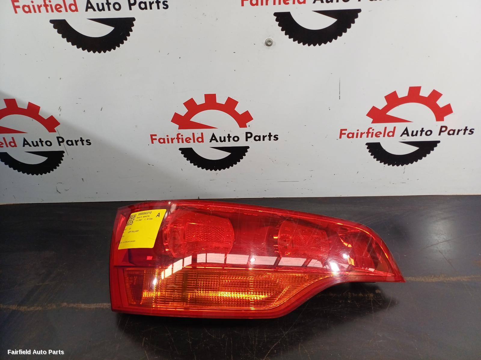2006-2009 Audi Q7 Left Taillight