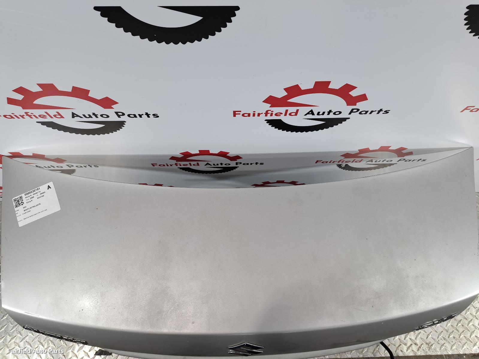 2007-2009 Suzuki Sx4 Bootlid Tailgate