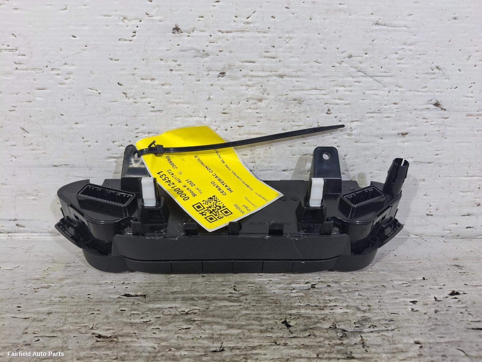 2018-2024 Kia Cerato Heater Ac Controls