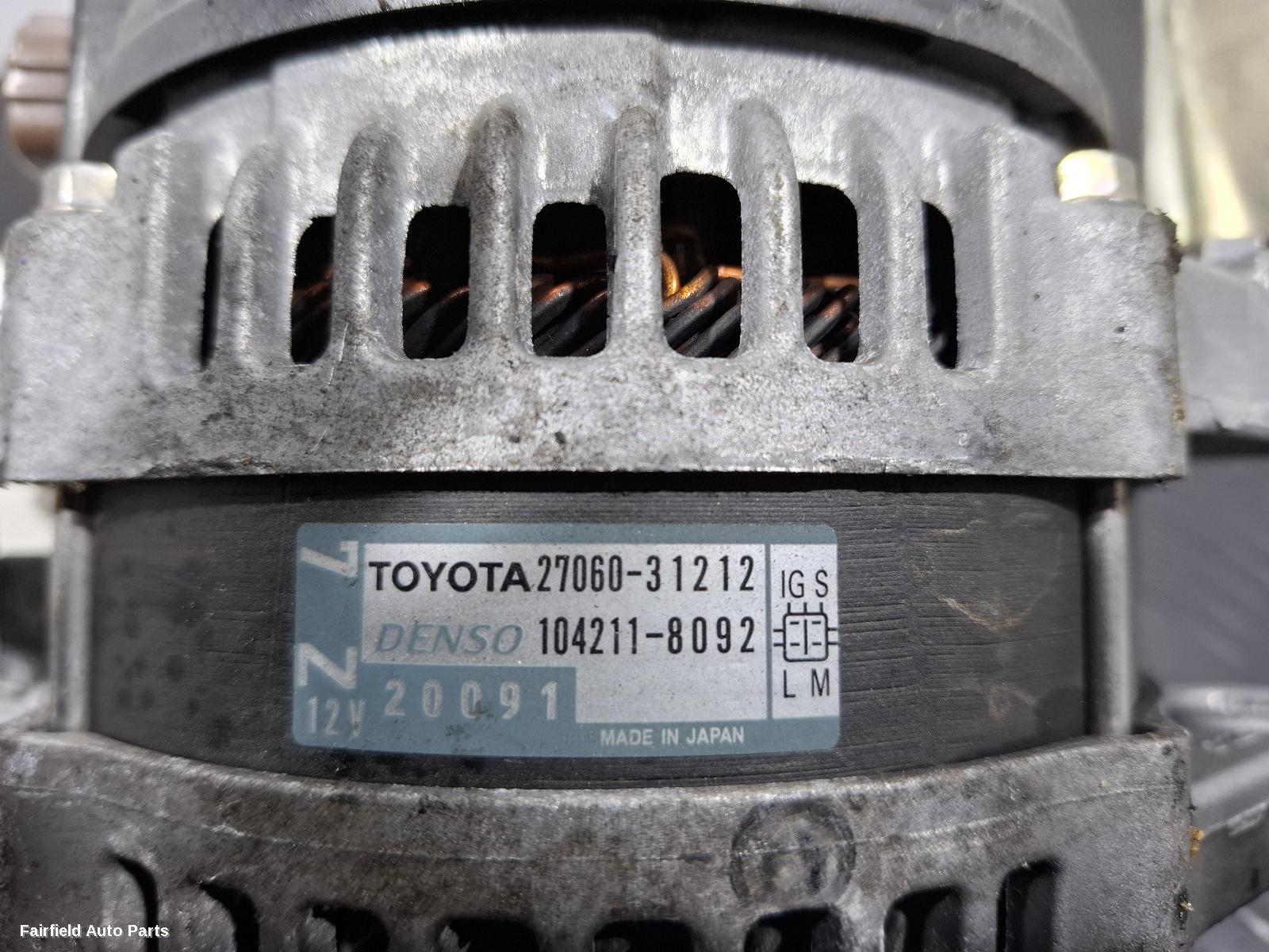 2014-2018 Lexus Rc Alternator