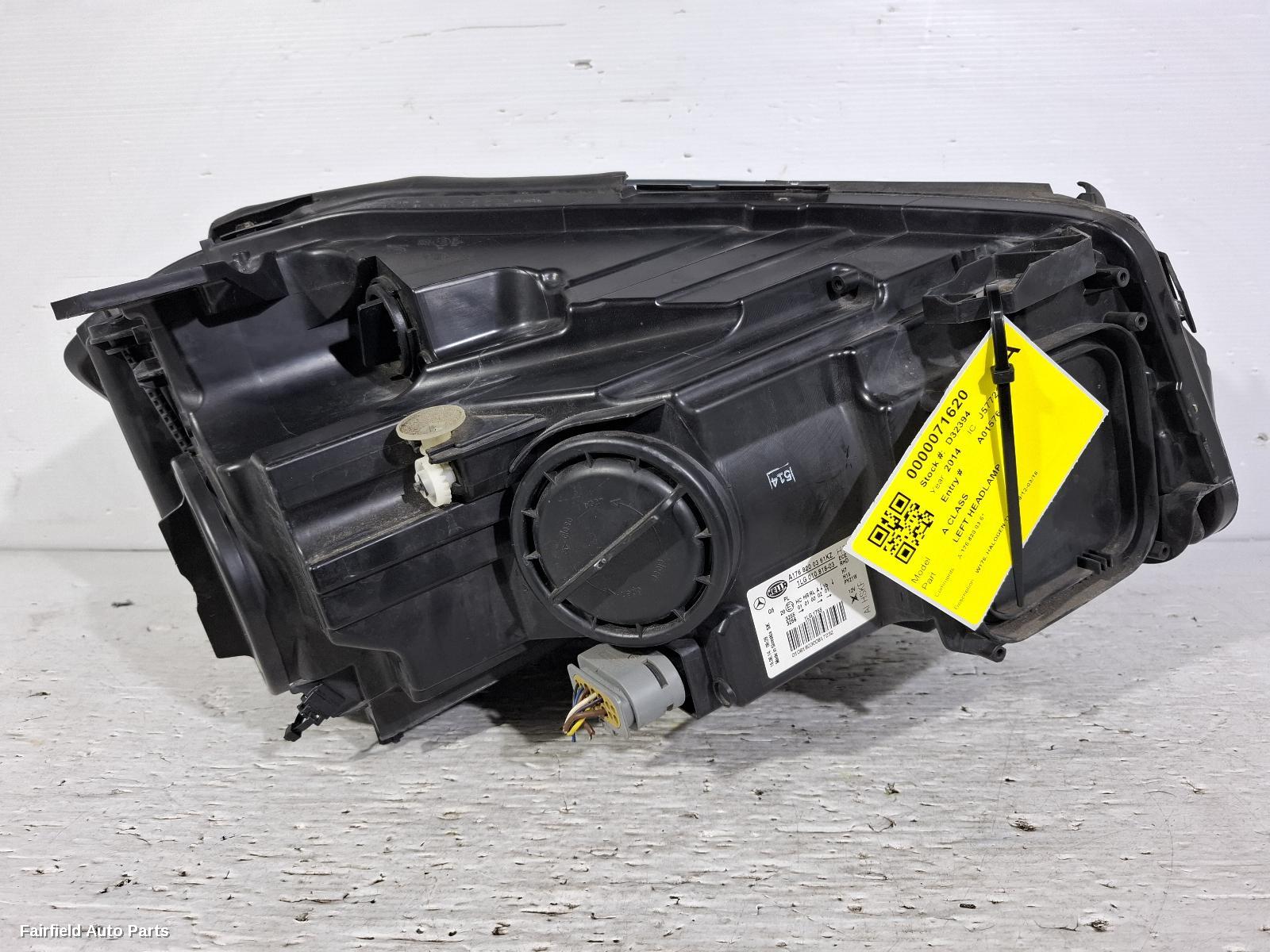 2012-2018 Mercedes A Class Left Headlamp