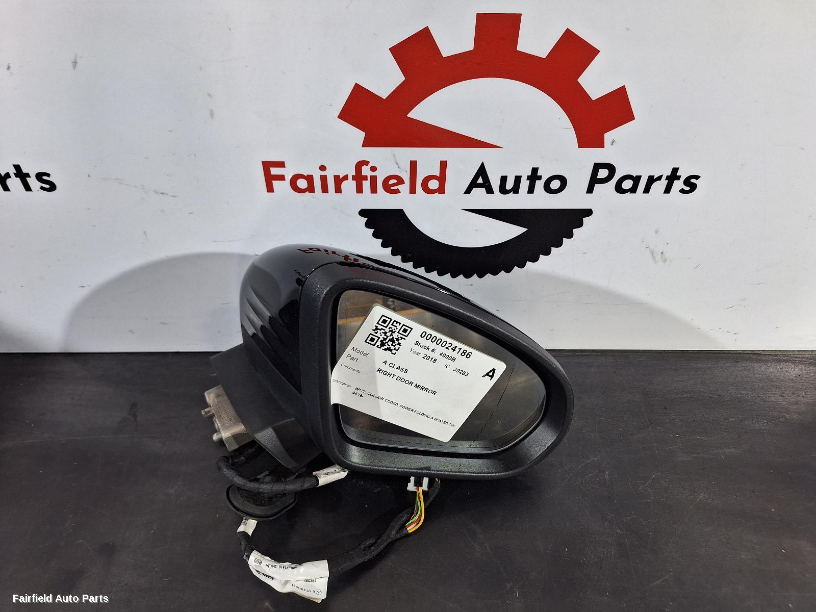 2018-2023 Mercedes A Class Right Door Mirror