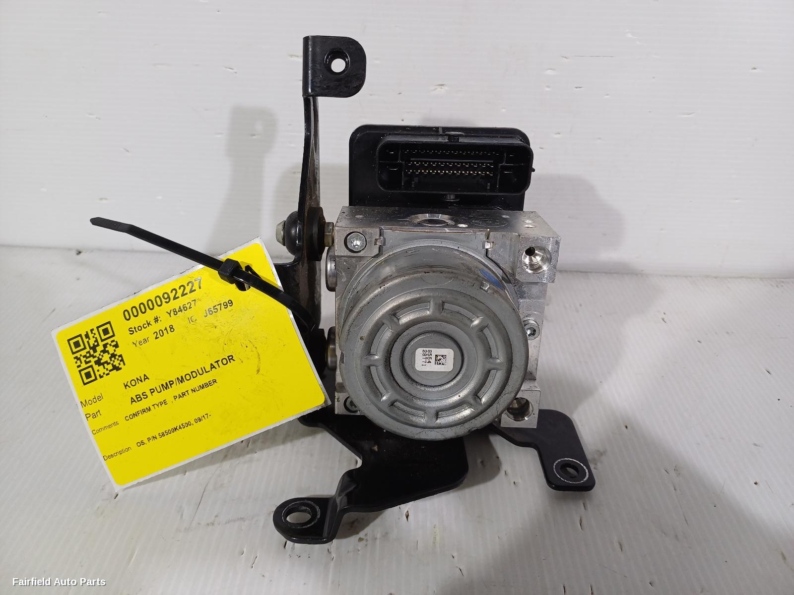 2017-2023 Hyundai Kona Abs Pump Modulator