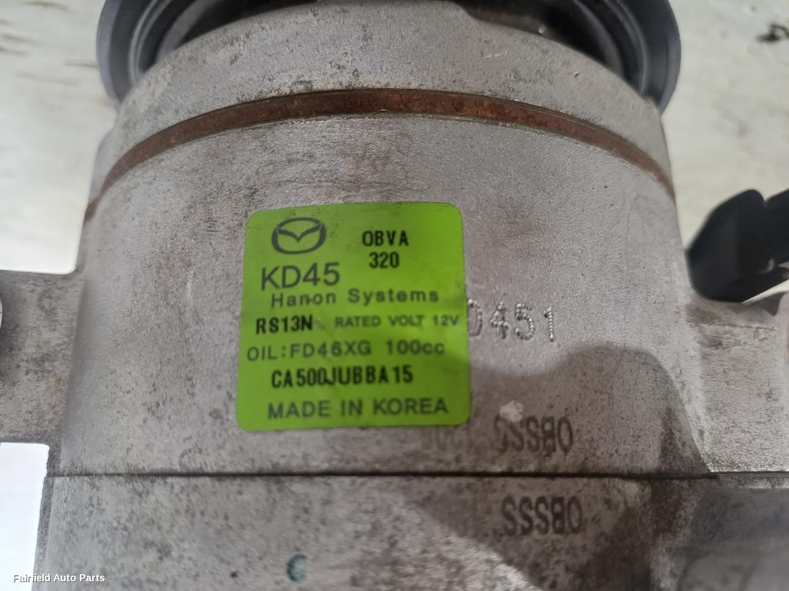 2017-2025 Mazda Cx5 A C Compressor