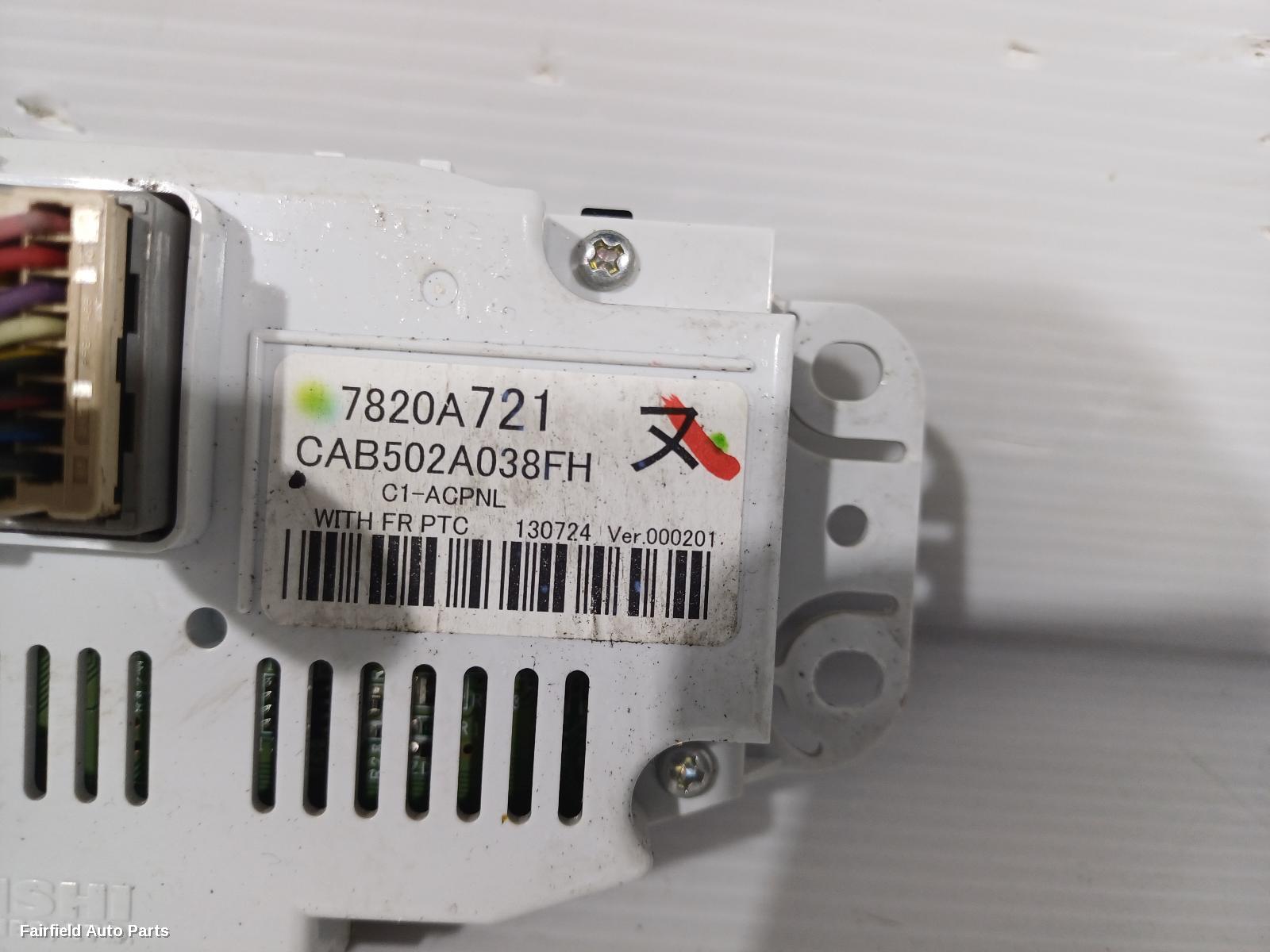 2012-2017 Peugeot 4008 Heater Ac Controls