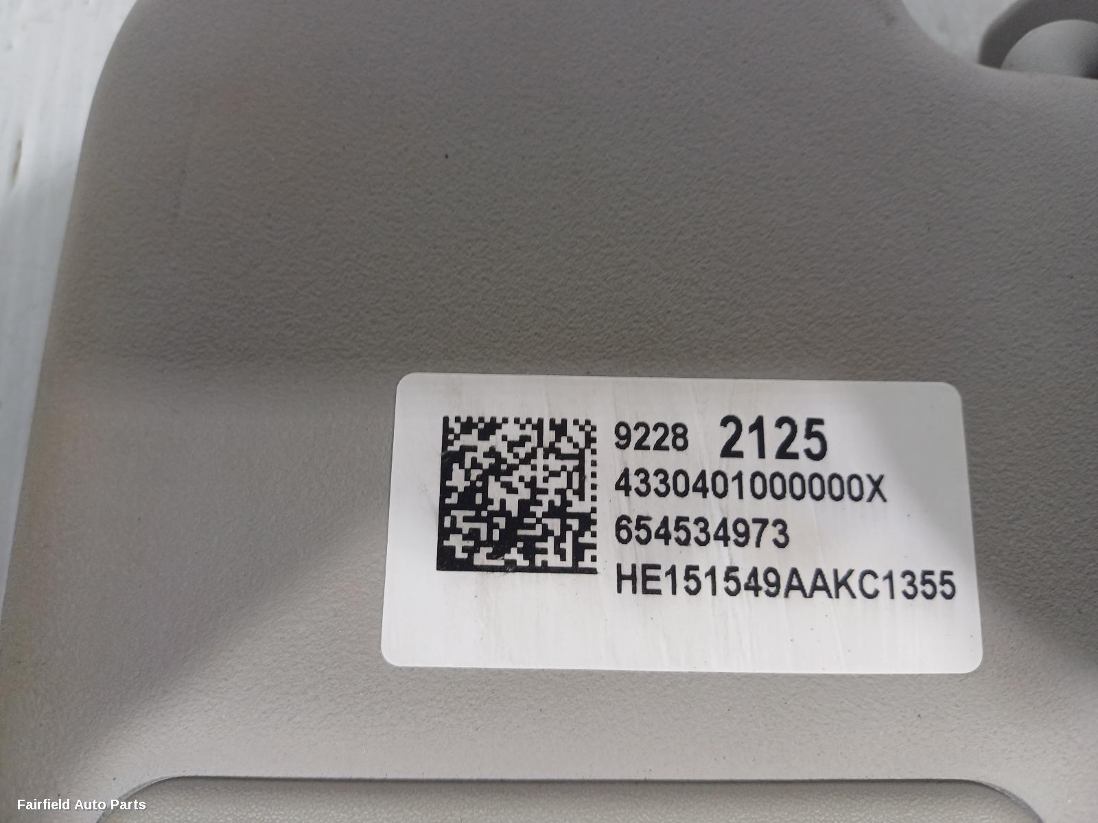 2013-2017 Holden Commodore Sunvisor