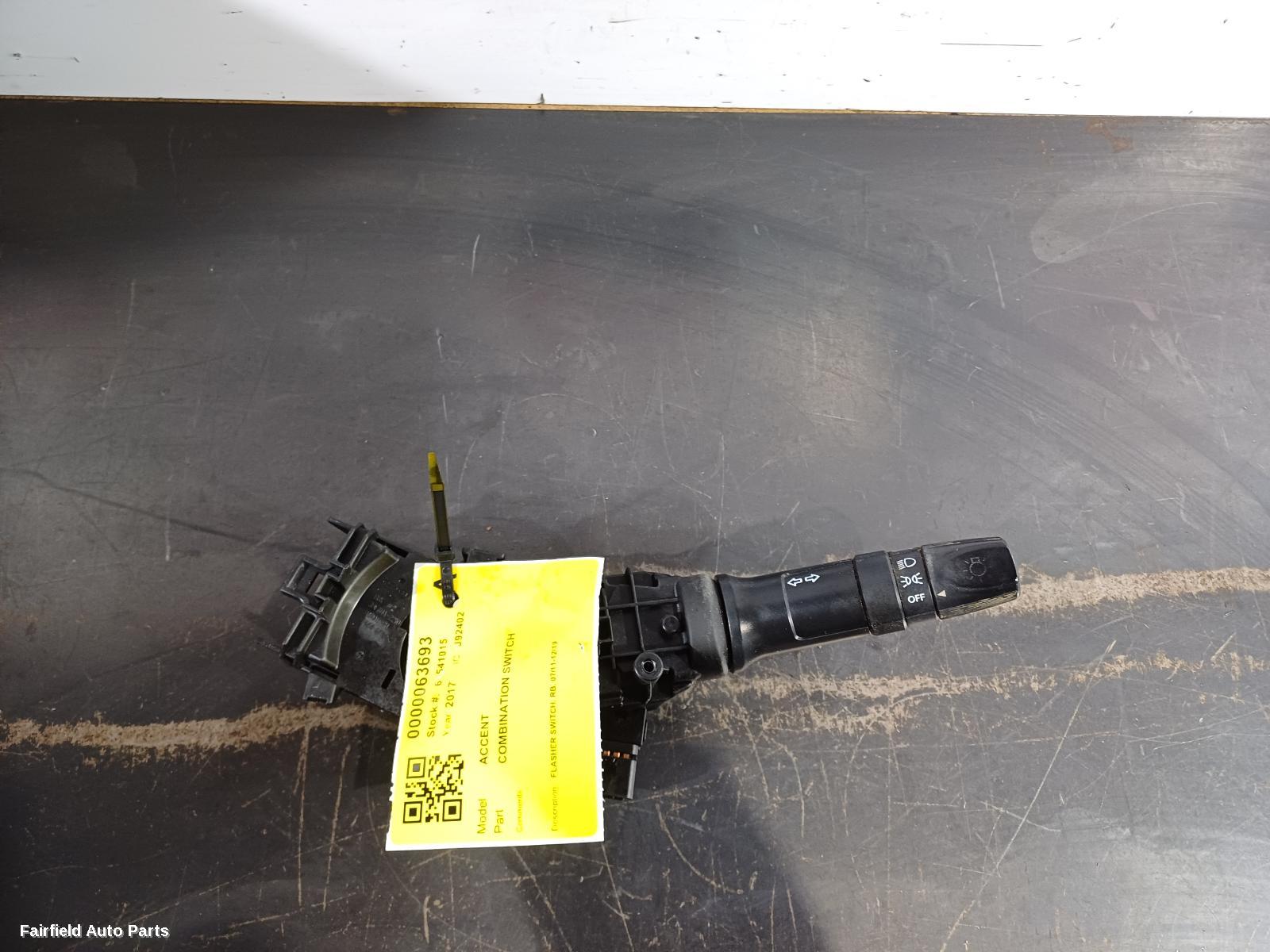 2011-2019 Hyundai Accent Combination Switch