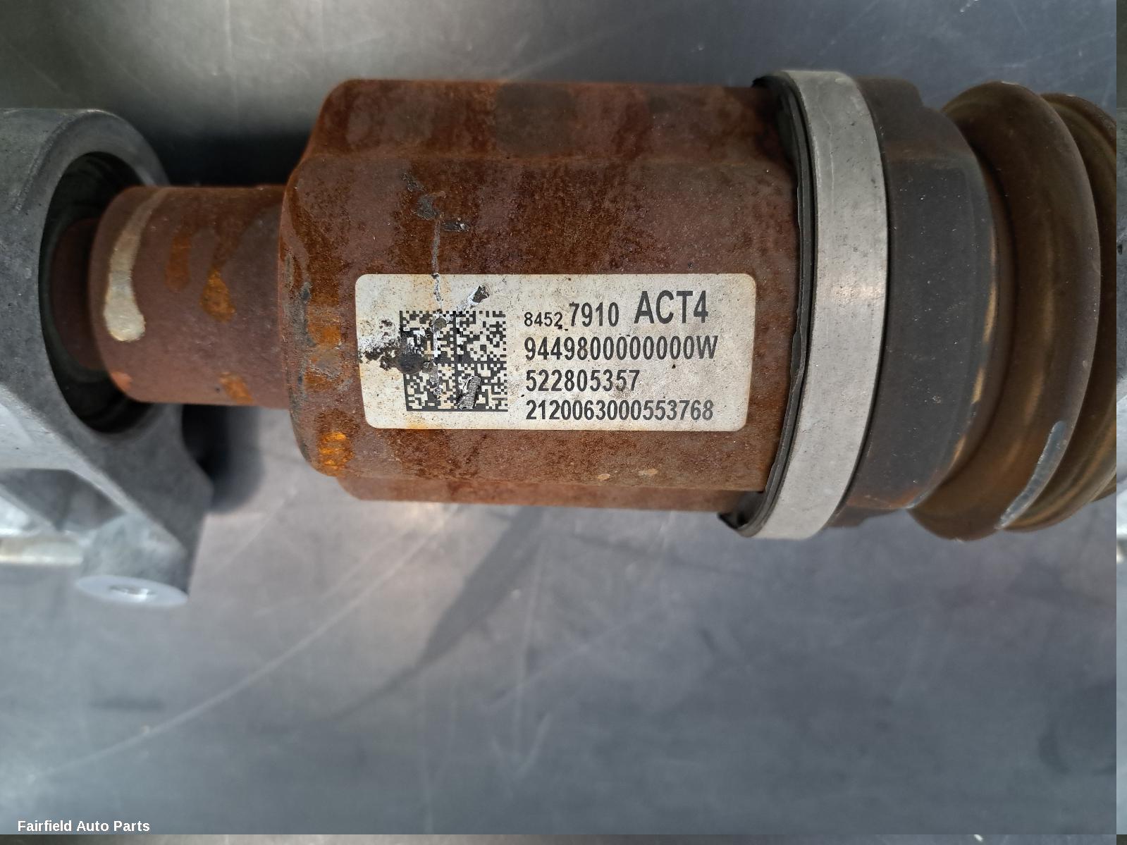 2017-2020 Holden Commodore Left Driveshaft