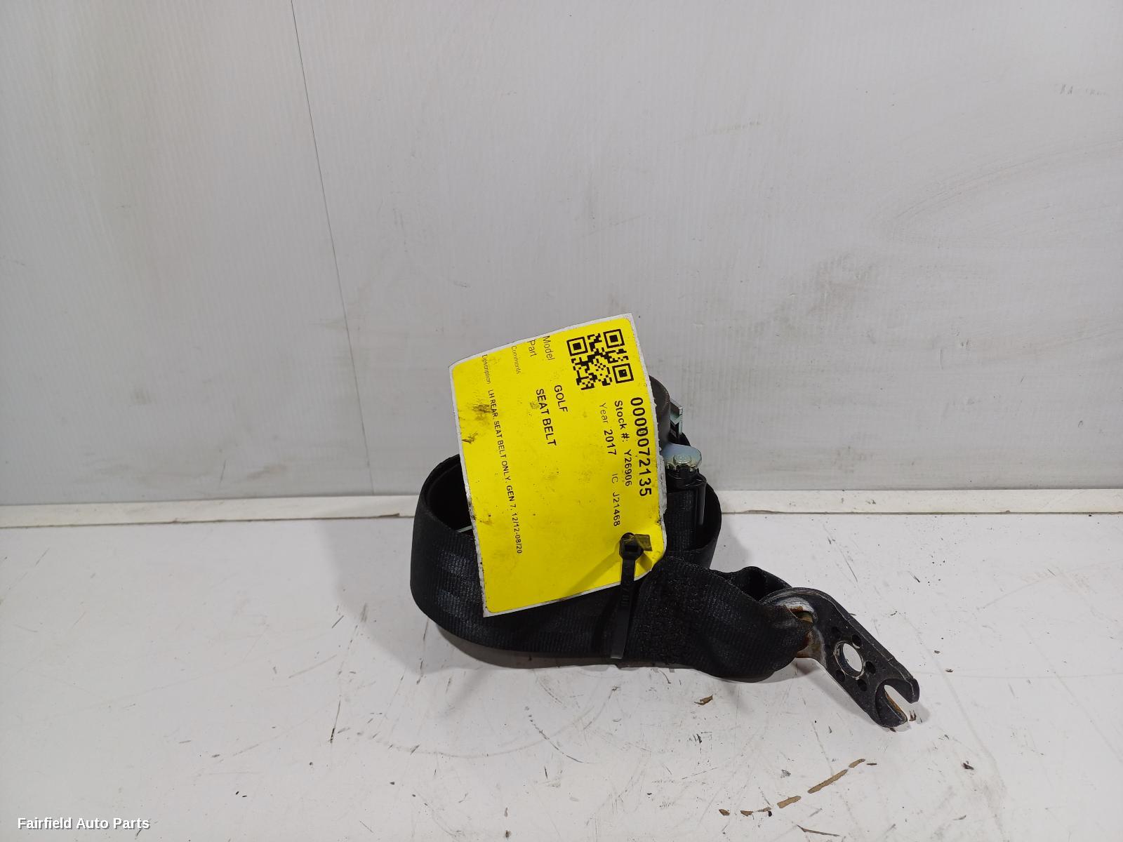 2012-2020 Volkswagen Golf Seatbelt Stalk