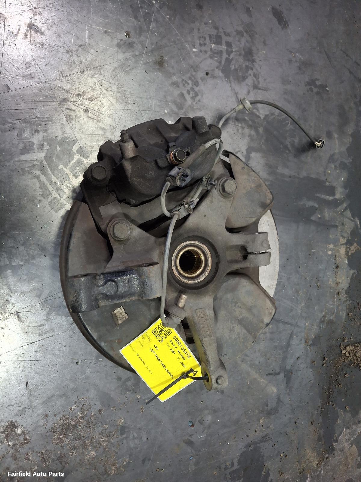 2007-2015 Mazda Cx9 Left Front Hub Assembly