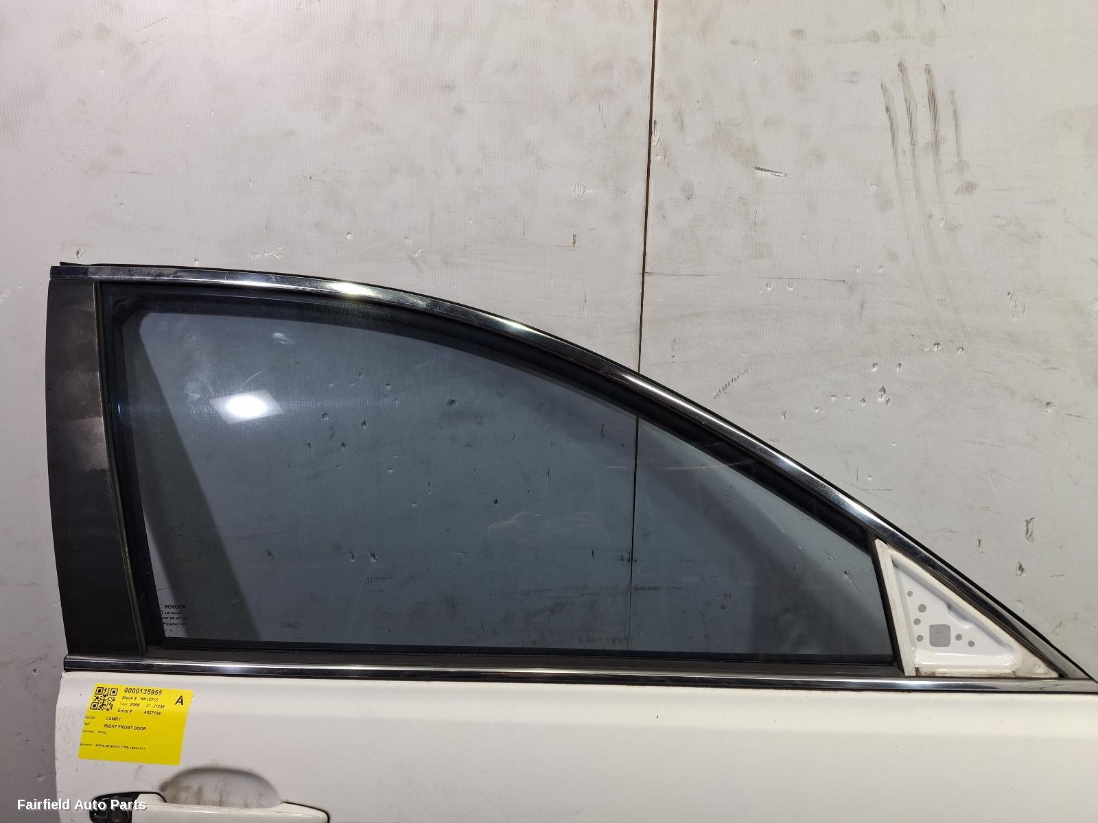 2006-2011 Toyota Camry Right Front Door