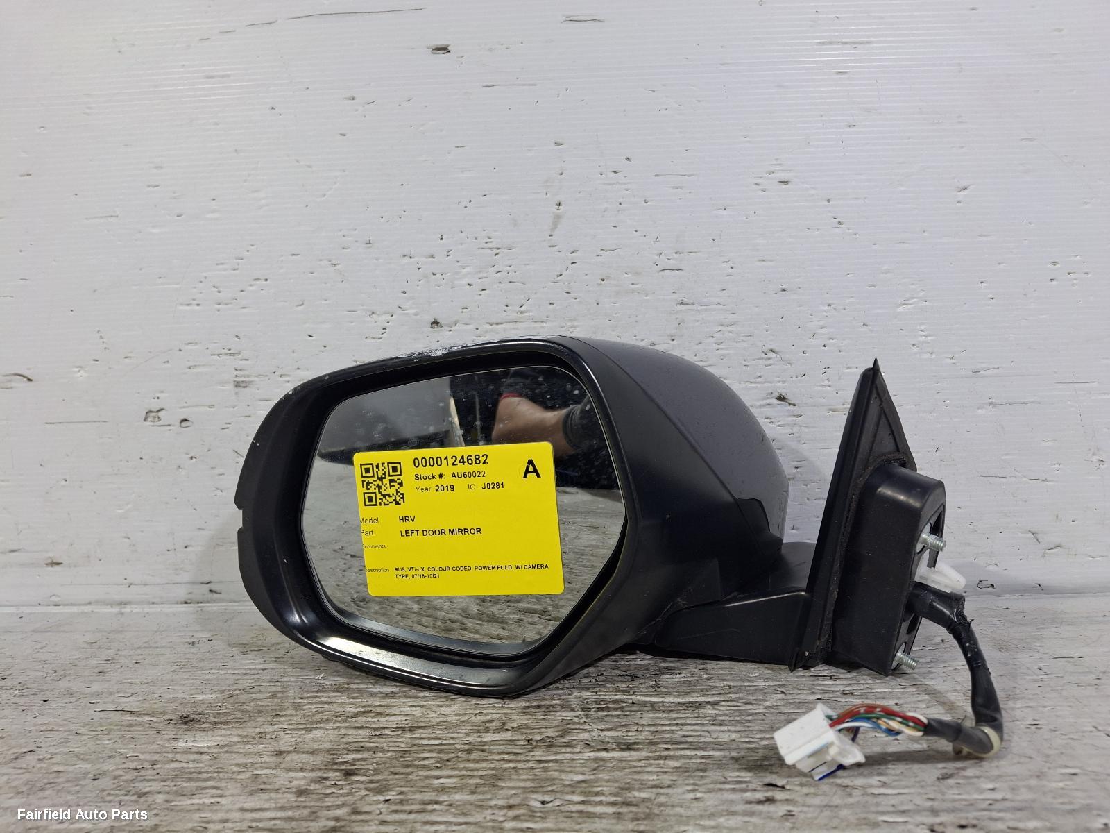 2018-2021 Honda Hrv Left Door Mirror