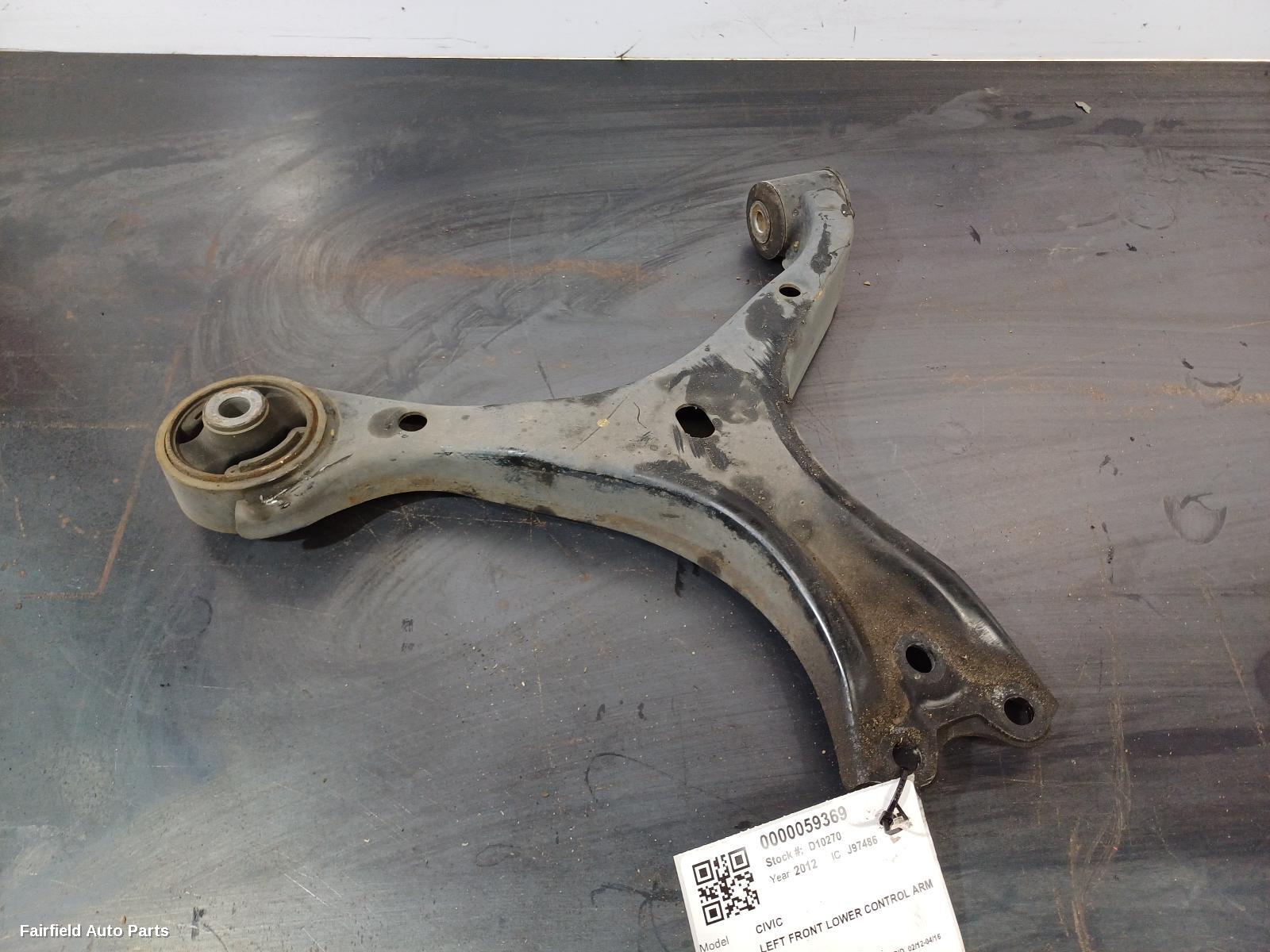 2012-2016 Honda Civic Left Front Lower Control Arm