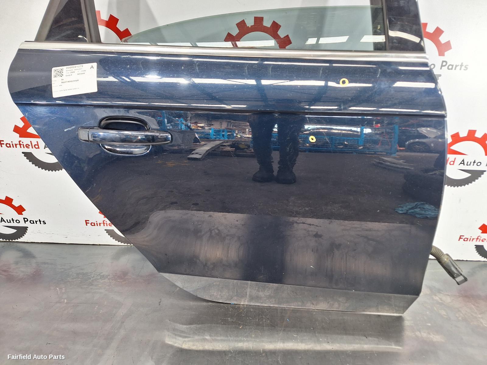 2008-2016 Audi A4 Right Rear Door Sliding