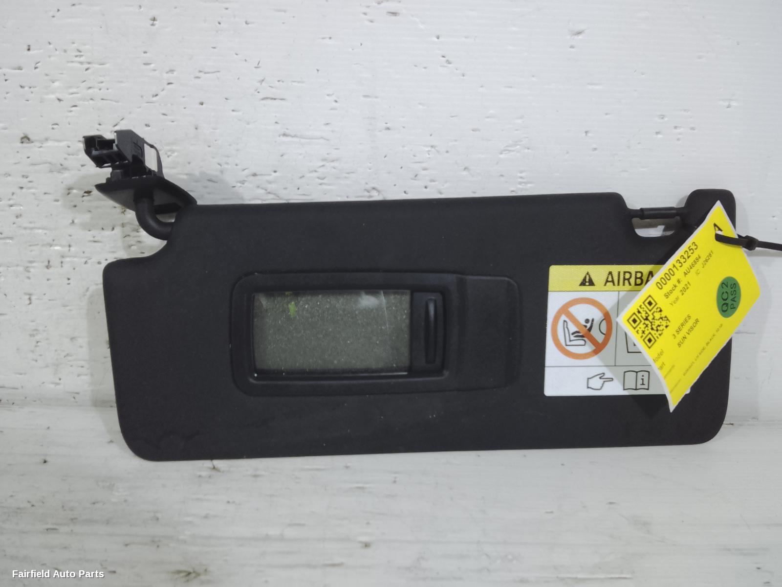 2018-2025 Bmw 3 Series Sunvisor